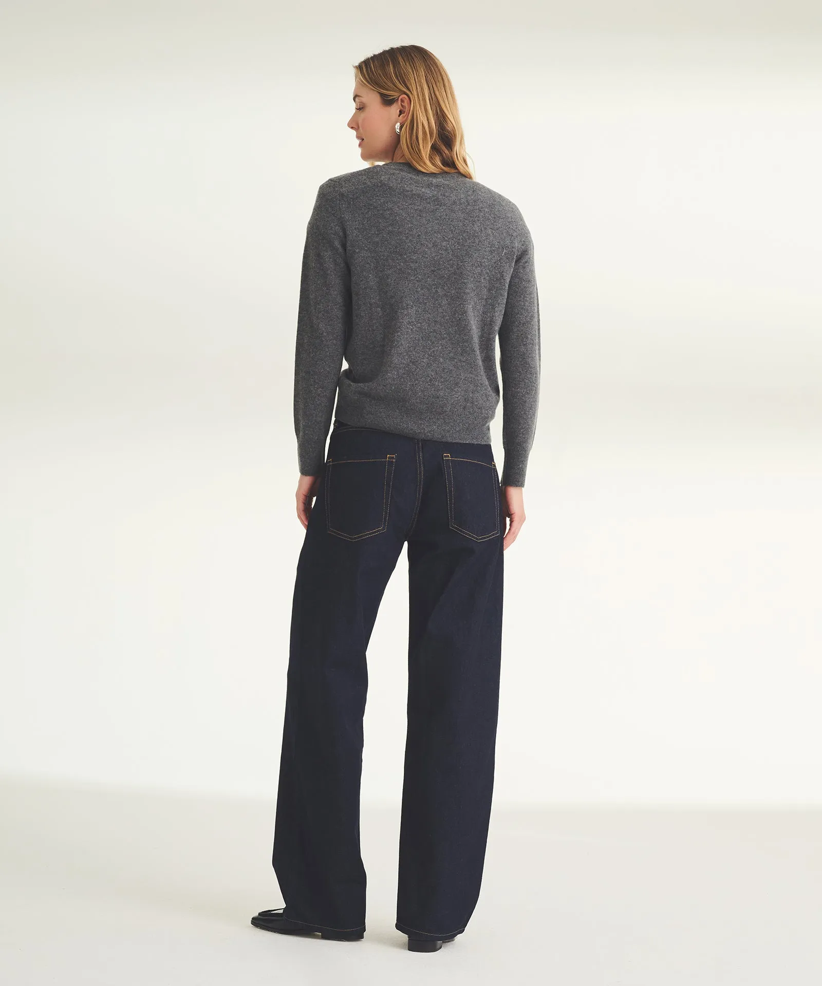 Women's Embroidered New York Cashmere Sweater sold by Naadam product image thumbnail 5