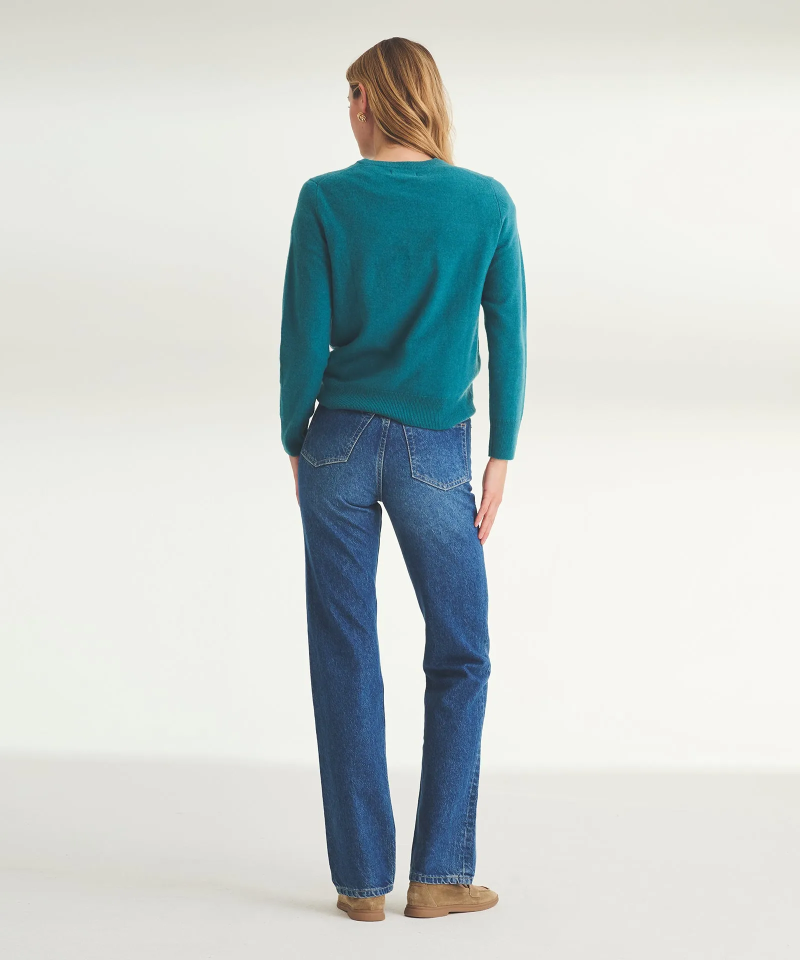 Women's Embroidered Aspen Cashmere Sweater sold by Naadam product image thumbnail 5