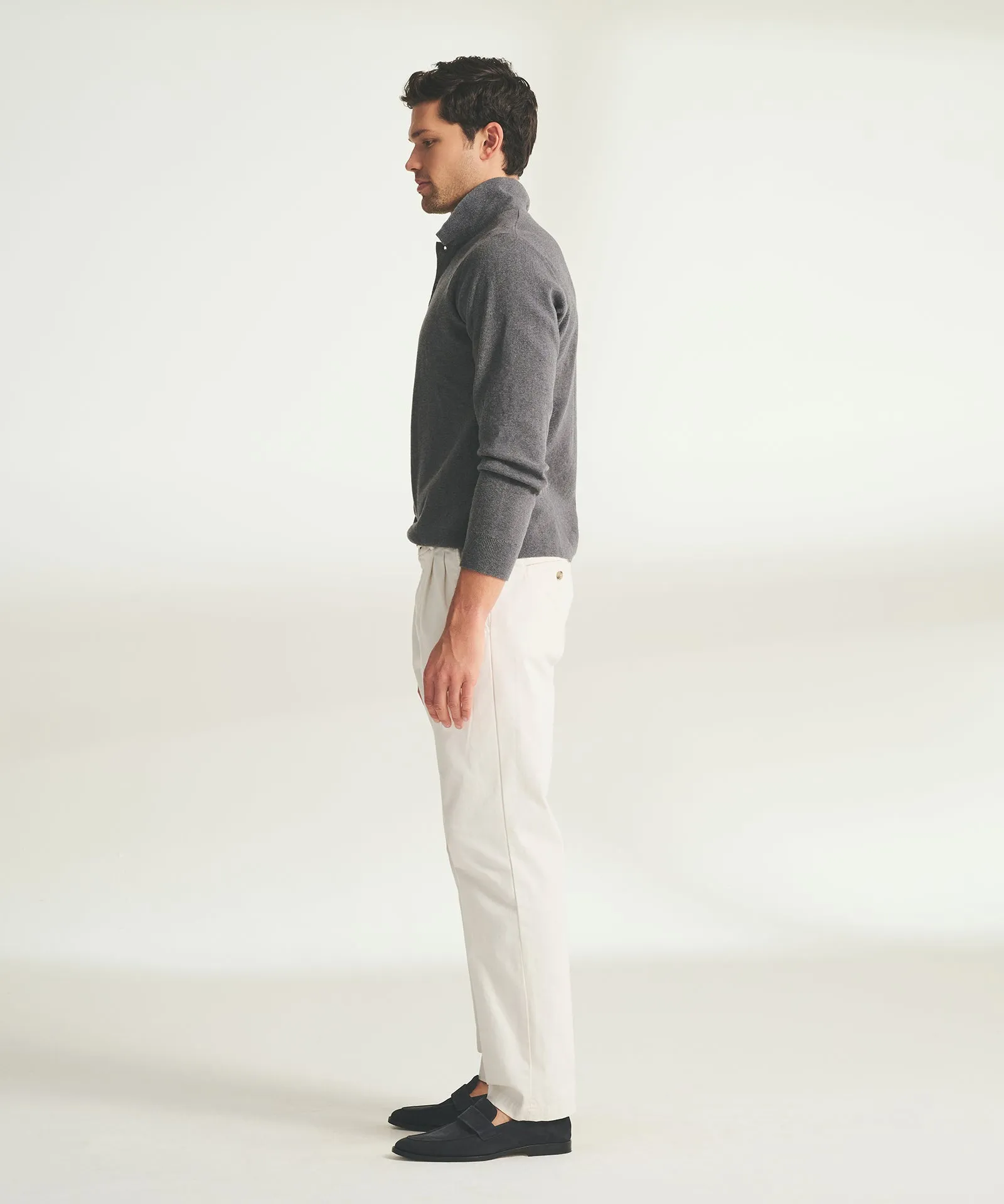 Cotton Cashmere Polo Sweater sold by NAADAM product image thumbnail 5