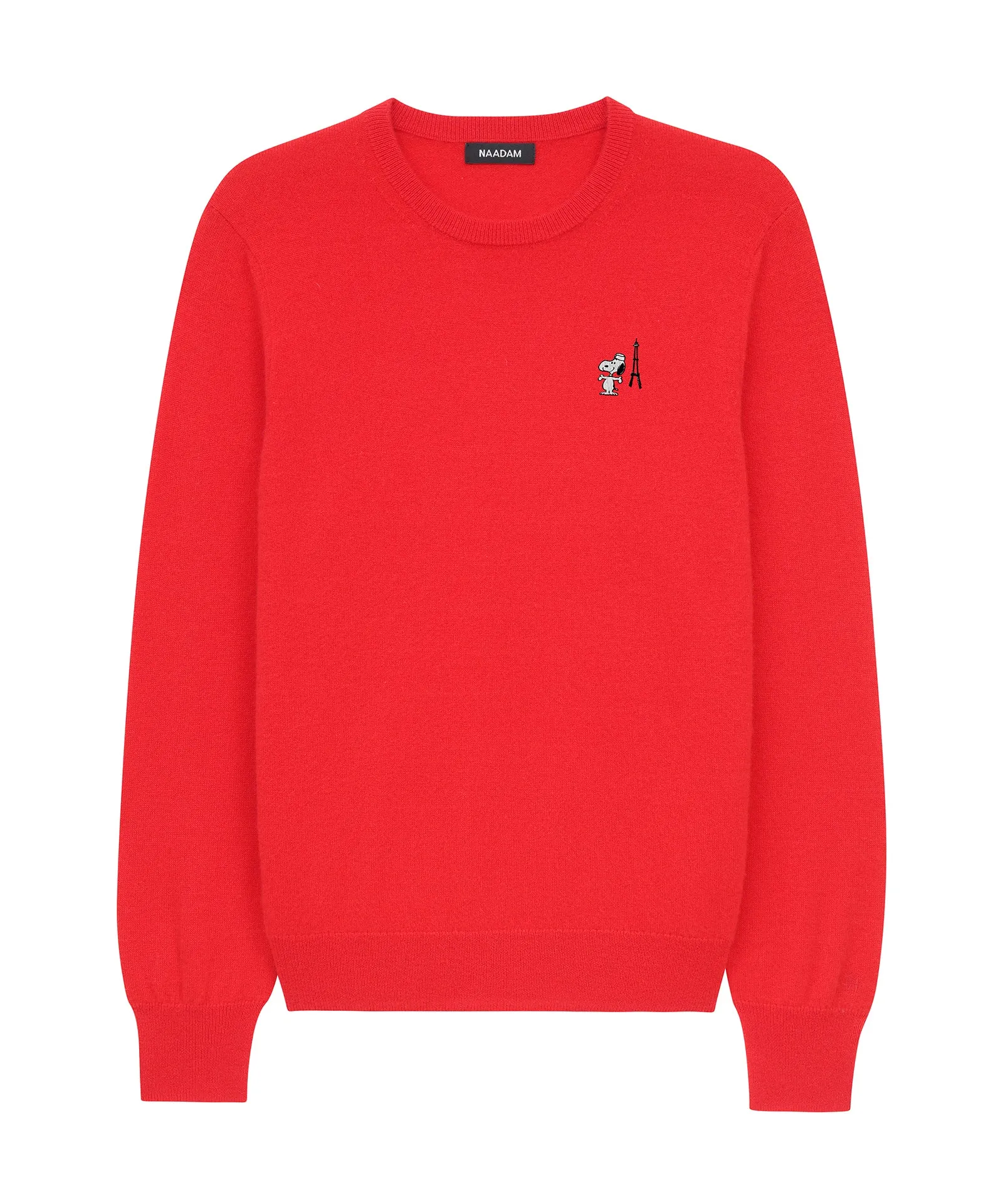 Women's Snoopy in Paris Cashmere Sweater sold by Naadam product image thumbnail 3