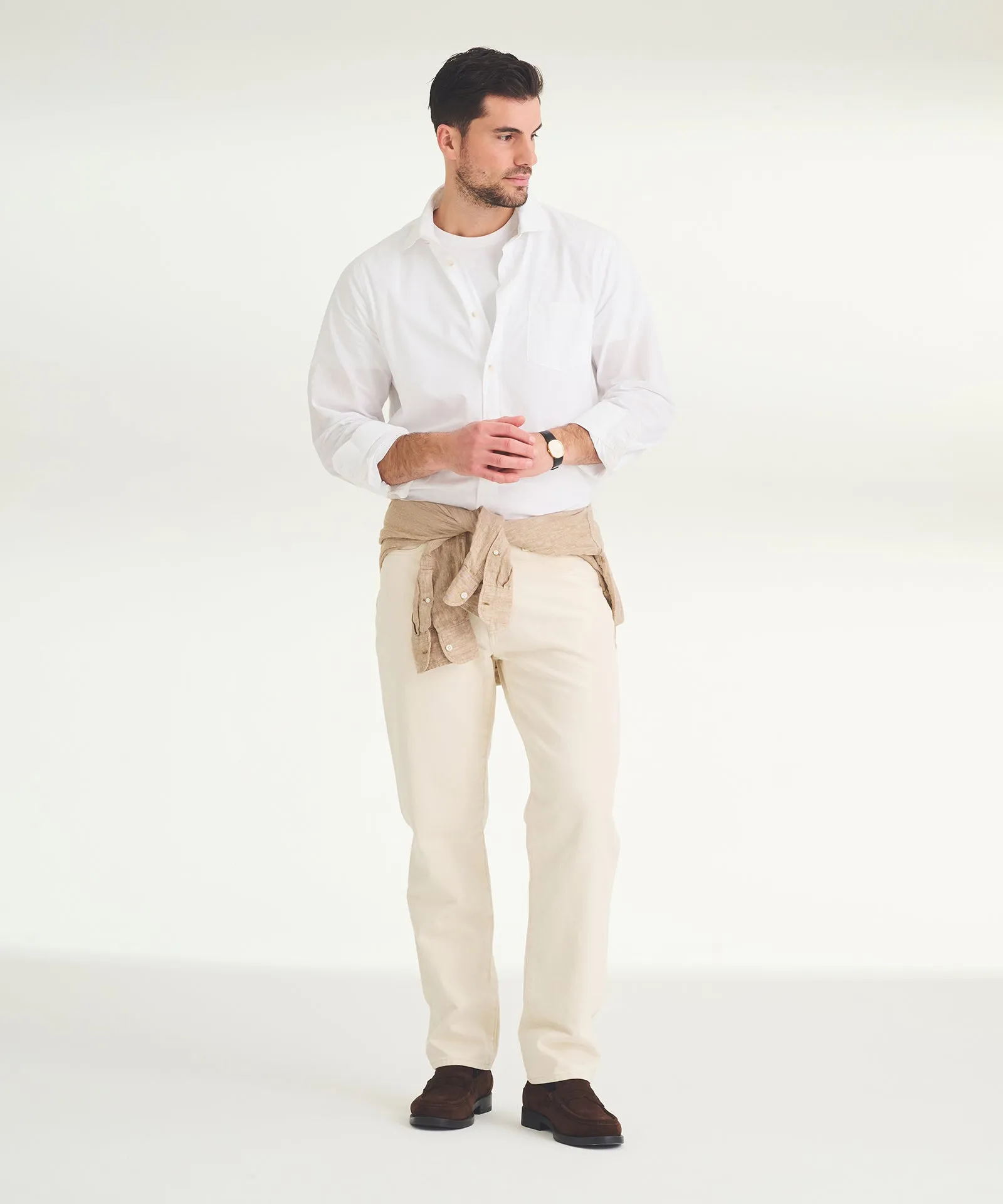 Cotton Button Down Shirt sold by Naadam product image thumbnail 3