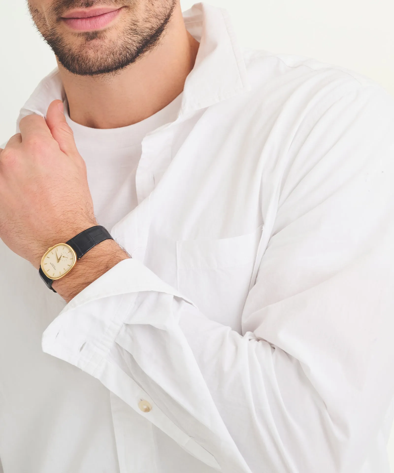 Cotton Button Down Shirt sold by Naadam product image thumbnail 4