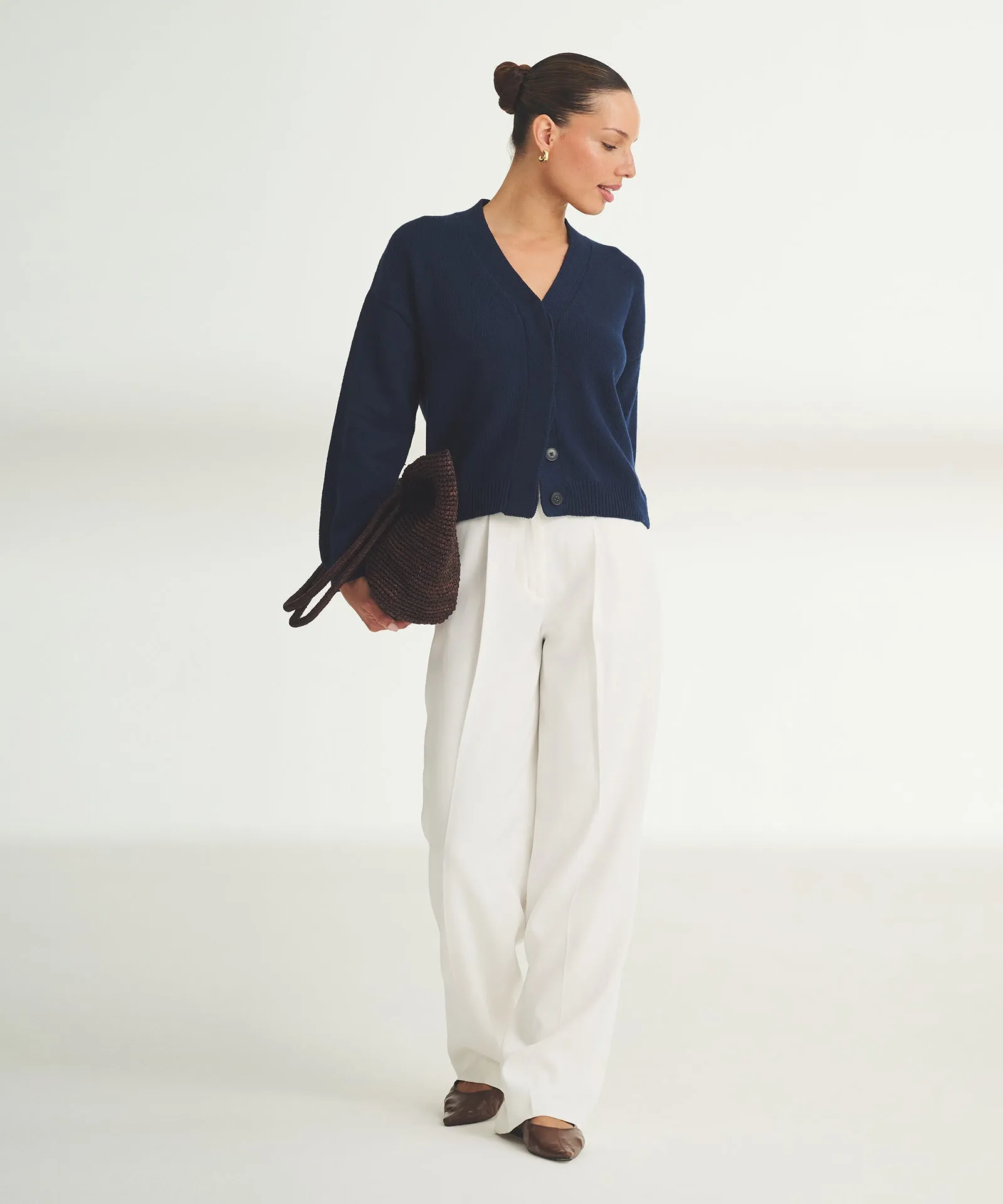 Cotton Relaxed Cardigan sold by NAADAM product image thumbnail 3