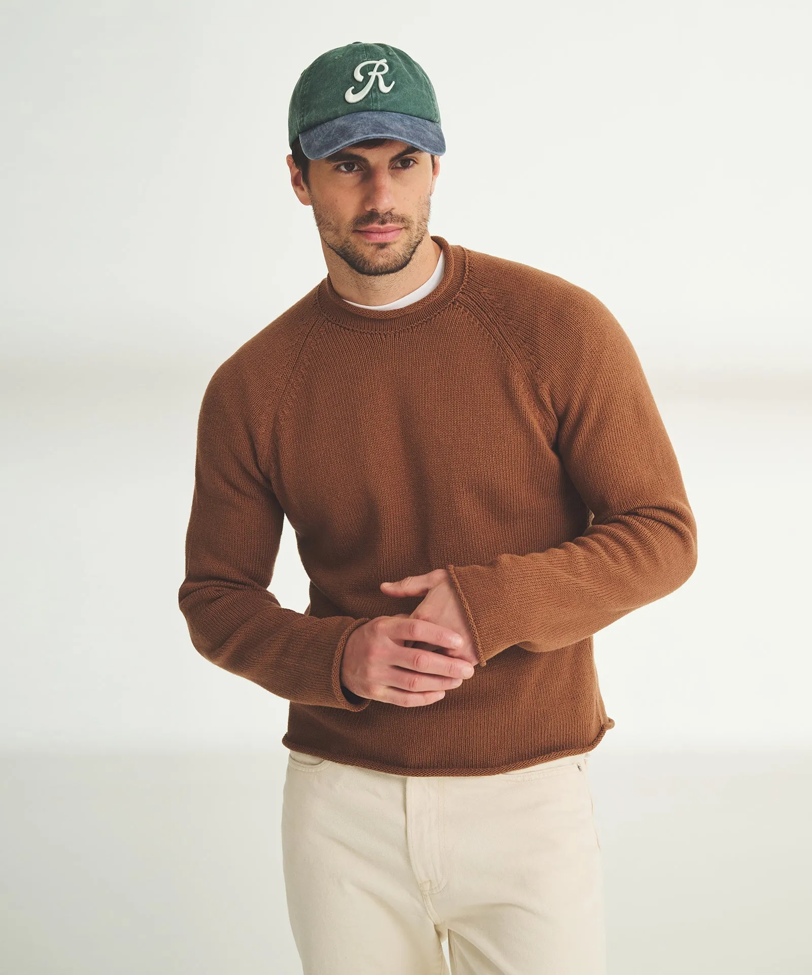 Cotton Relaxed Rollneck Sweater sold by Naadam product image thumbnail 3