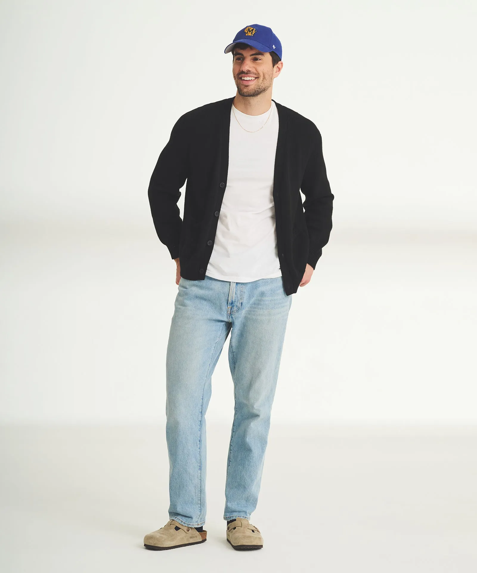 Cotton Relaxed Cardigan sold by NAADAM product image thumbnail 4