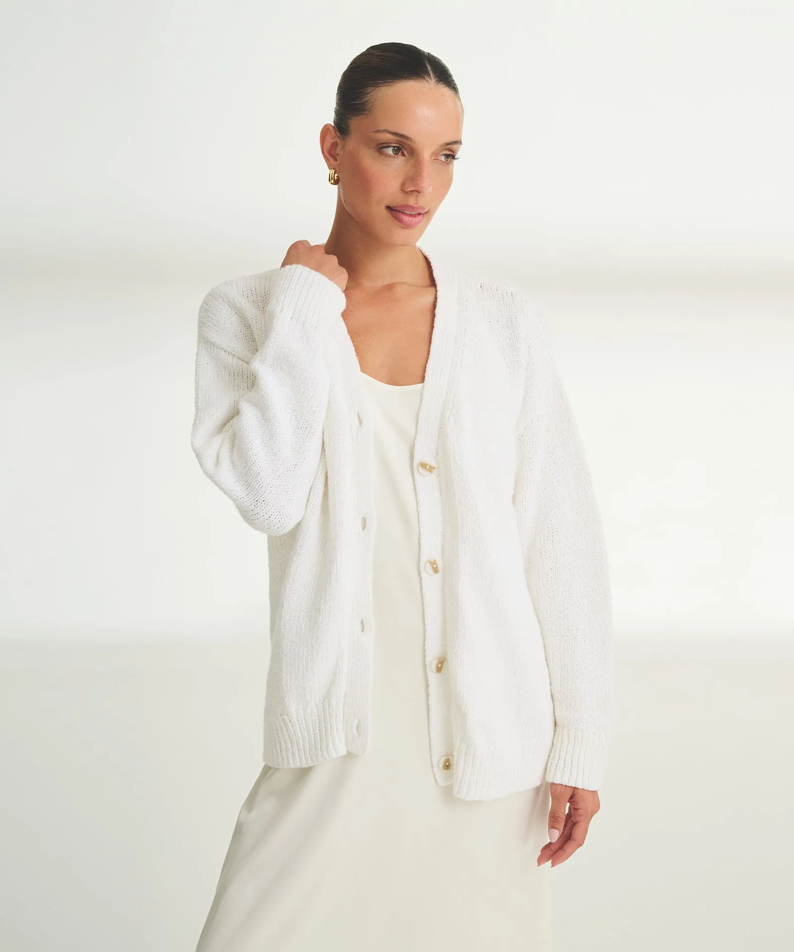 Chunky Cotton Oversized Cardigan sold by NAADAM