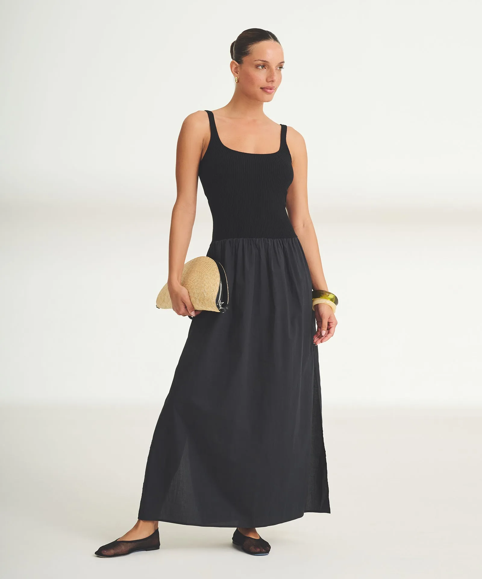 Novelty Cotton Cashmere Mixed Media Dress sold by NAADAM