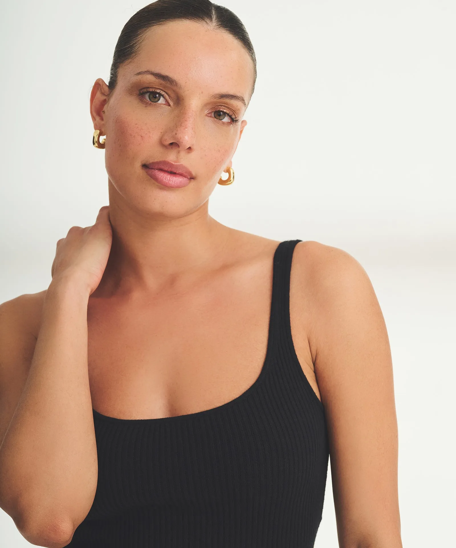 Novelty Cotton Cashmere Mixed Media Dress sold by NAADAM product image thumbnail 2