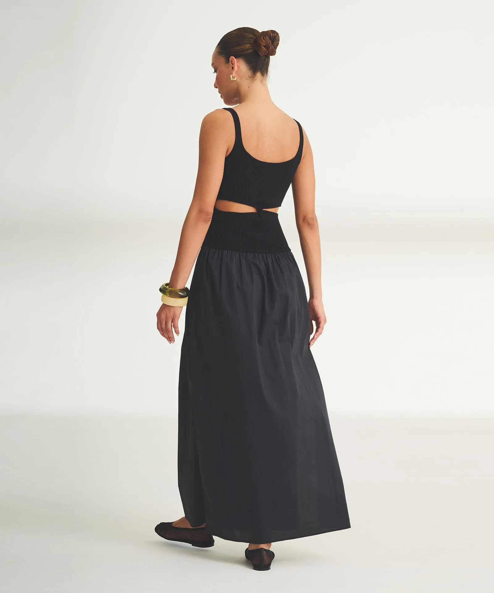 Novelty Cotton Cashmere Mixed Media Dress sold by NAADAM product image thumbnail 5