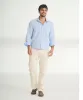 Men's Embroidered Sailboat Cotton Button Down Shirt sold by Naadam