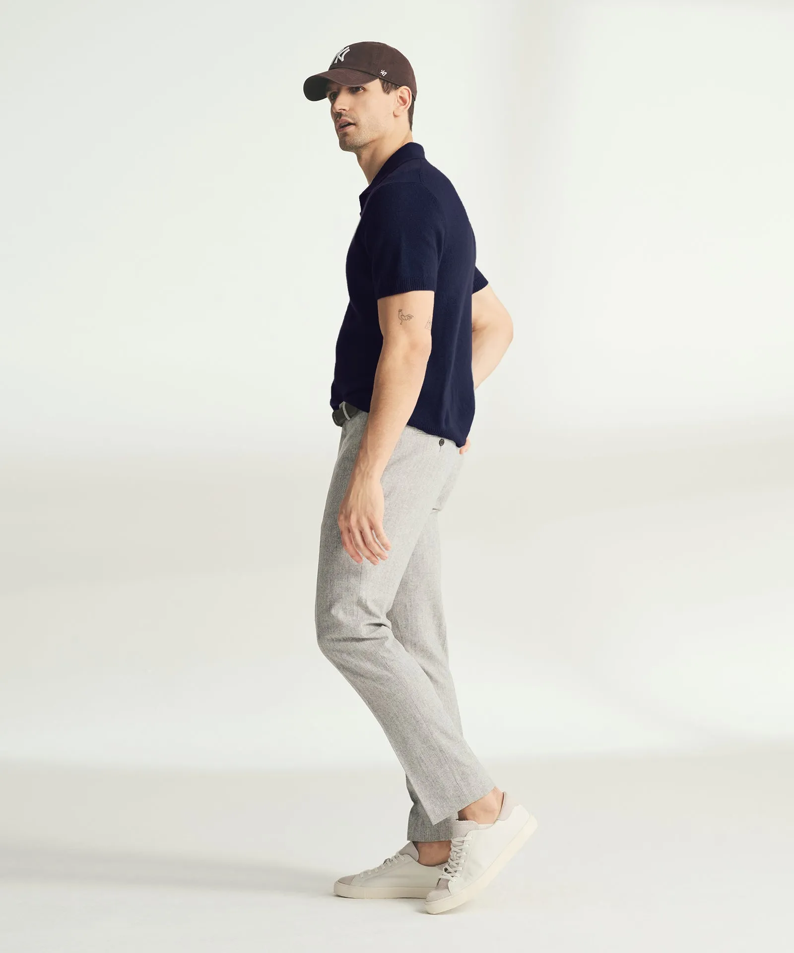 Men’s Embroidered Lobster Short Sleeve Polo sold by Naadam product image thumbnail 4