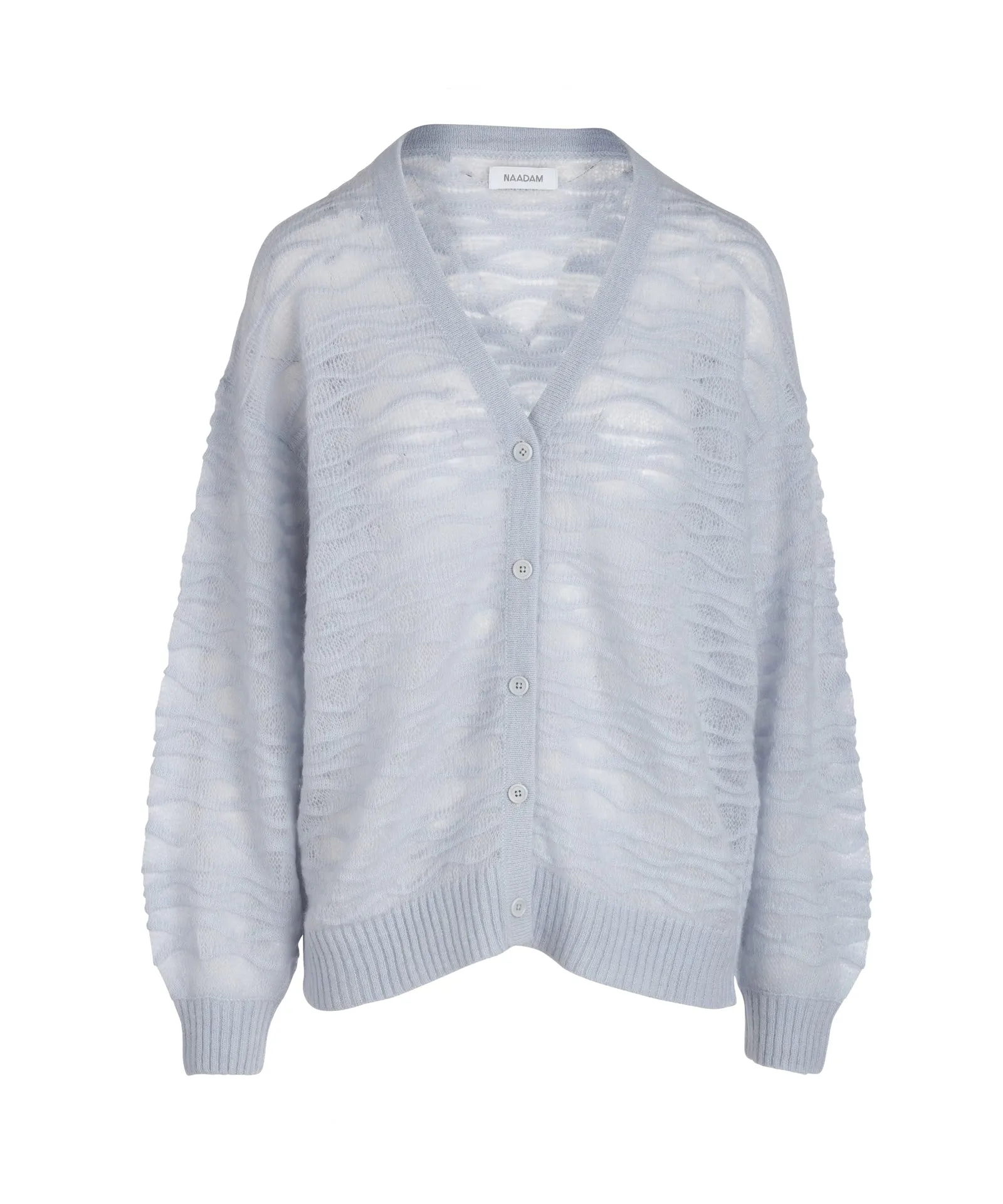 Alpaca Blend Novelty Stitch Cardigan sold by Naadam product image thumbnail 2