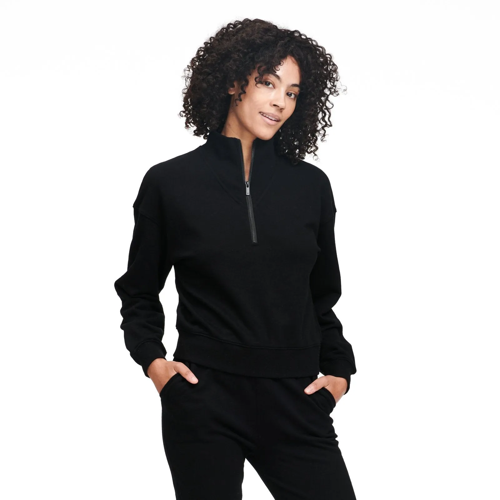 Fleece Quarter Zip Sweatshirt sold by Naadam