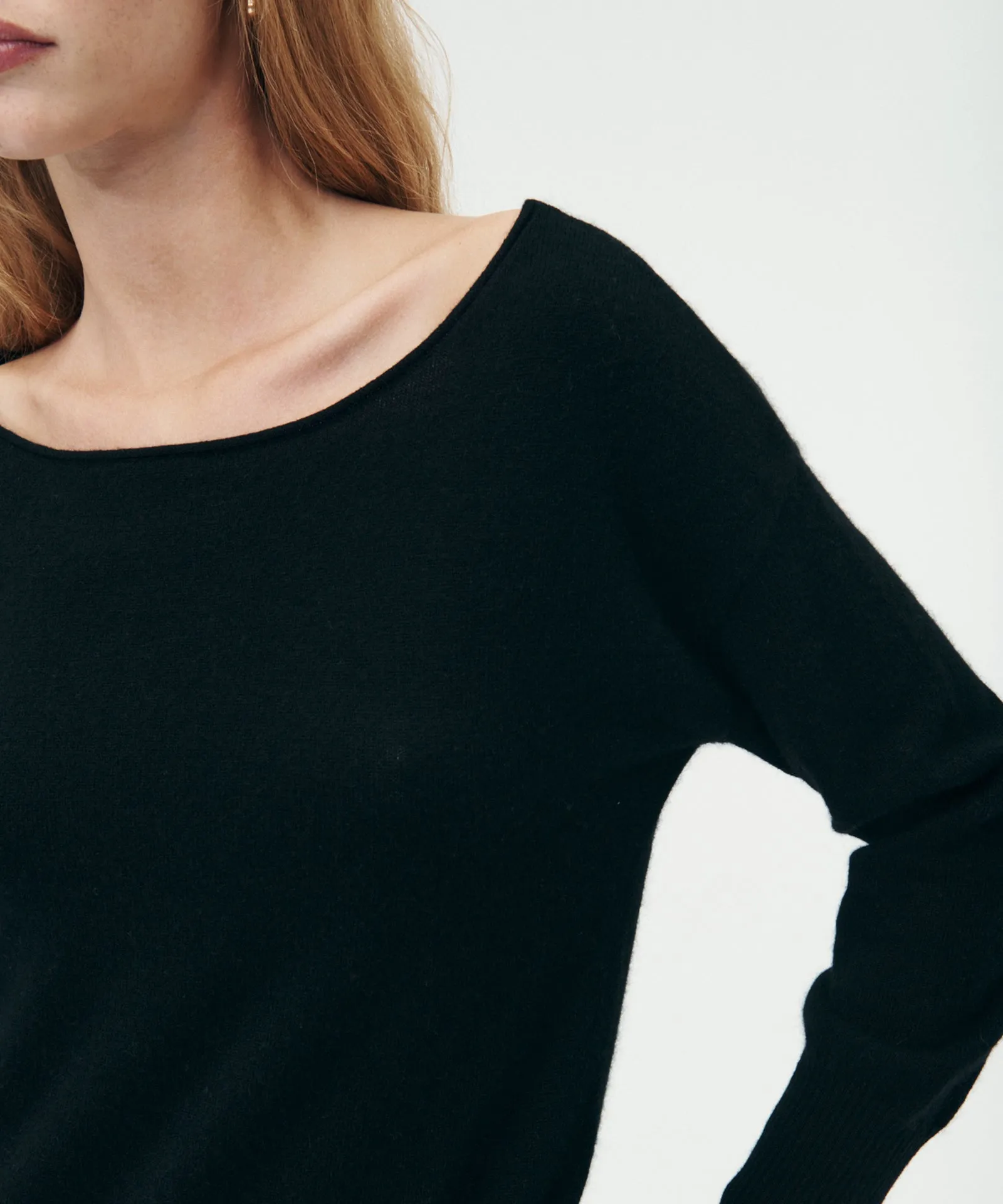 Cashmere Boatneck Mini Sweater Dress sold by NAADAM product image thumbnail 5