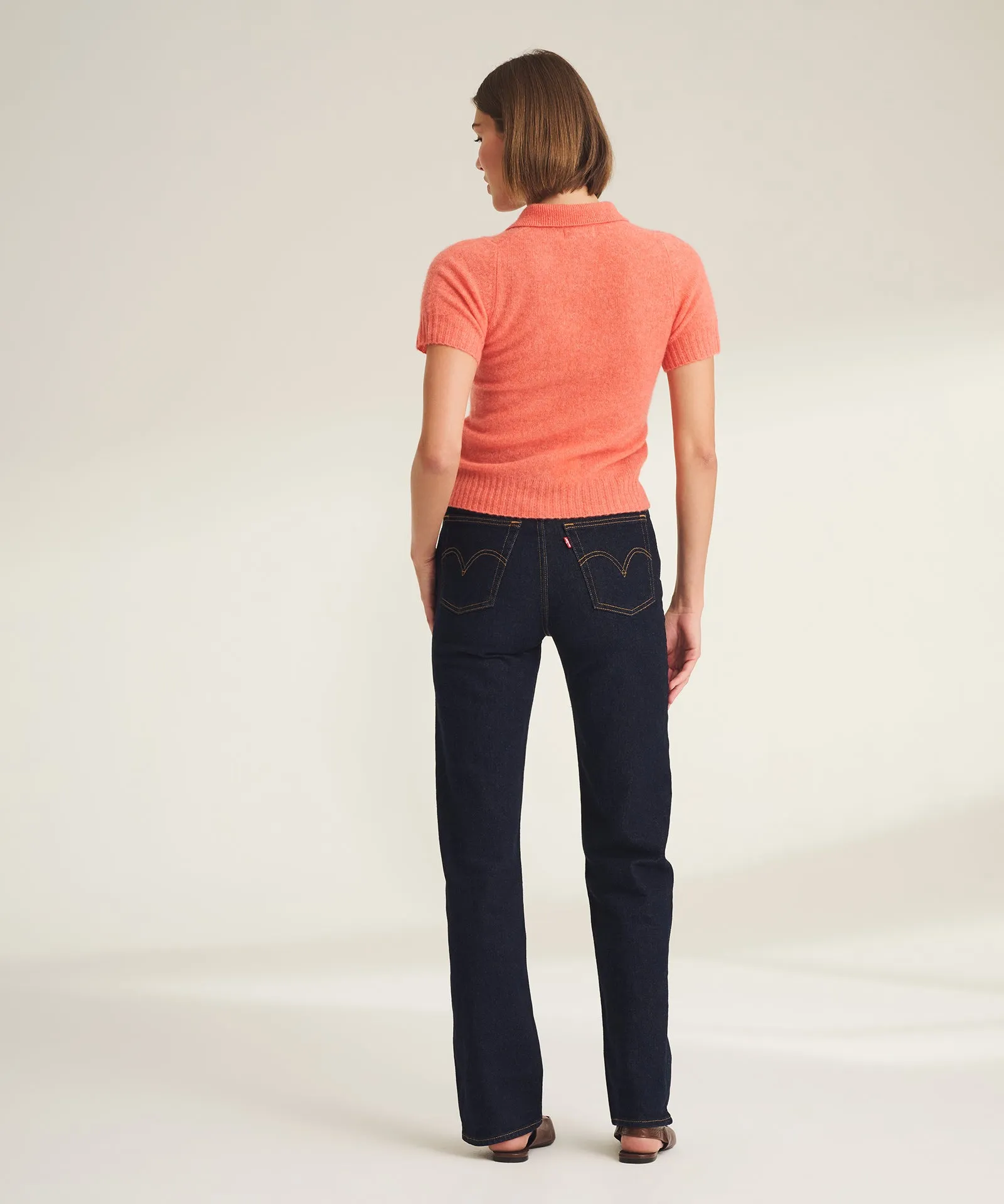 Cashmere Featherweight Short Sleeve Polo sold by Naadam product image thumbnail 5