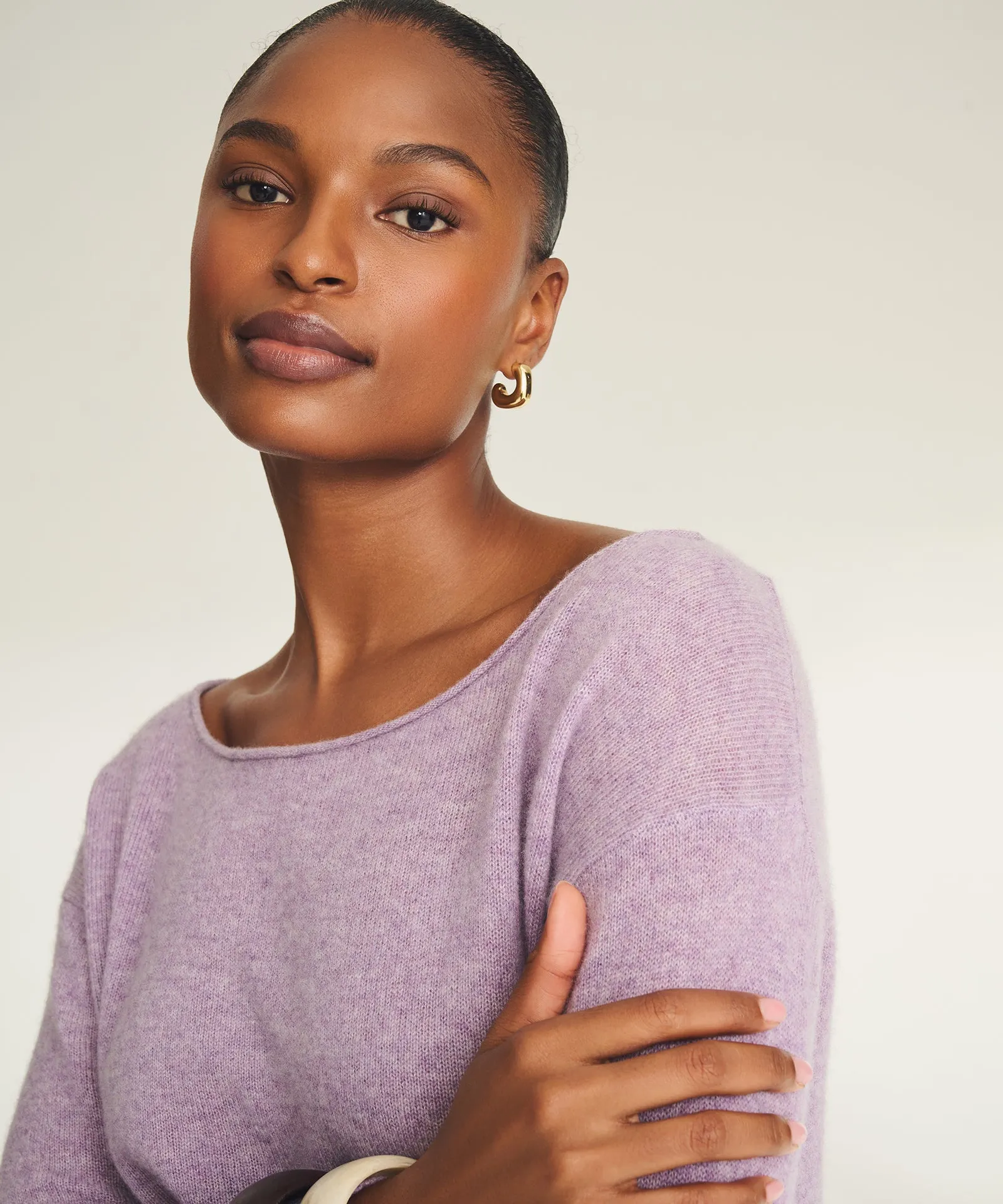 Lightweight Cashmere Boatneck Sweater sold by NAADAM