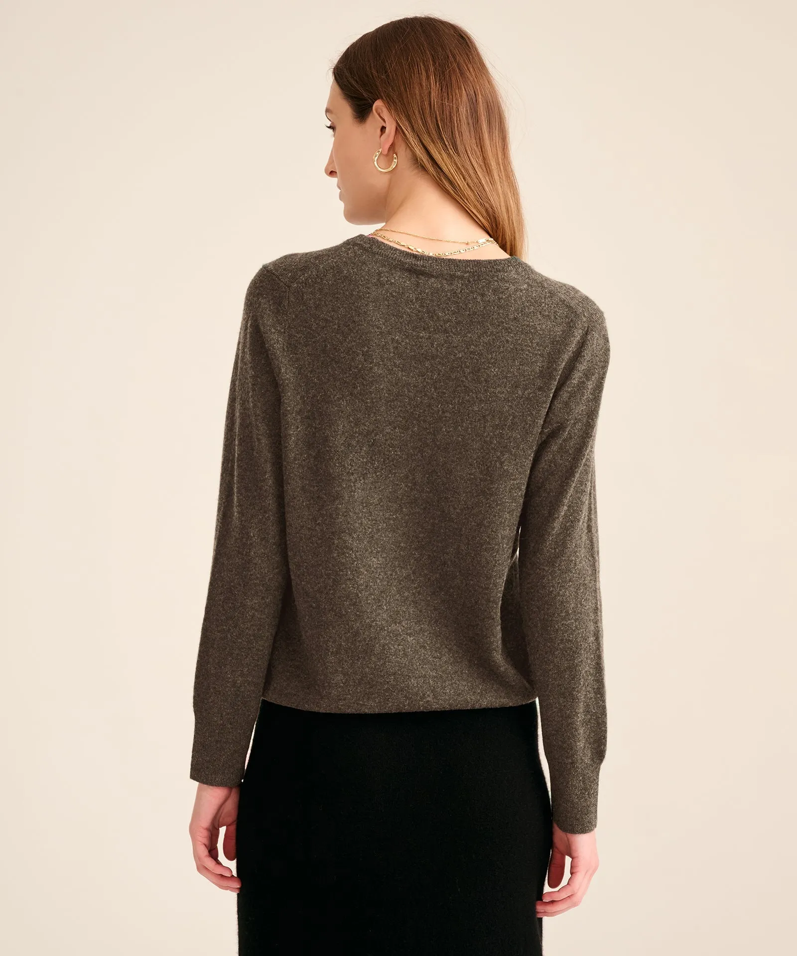 Women's Book Worm Snoopy Cashmere Sweater sold by Naadam product image thumbnail 4