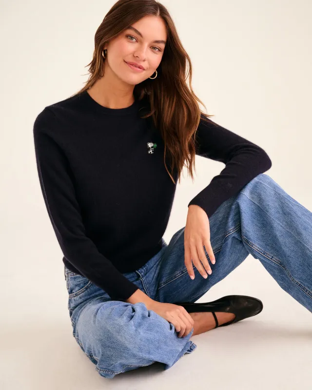 Women's Paddle Club Snoopy Cashmere Sweater sold by Naadam