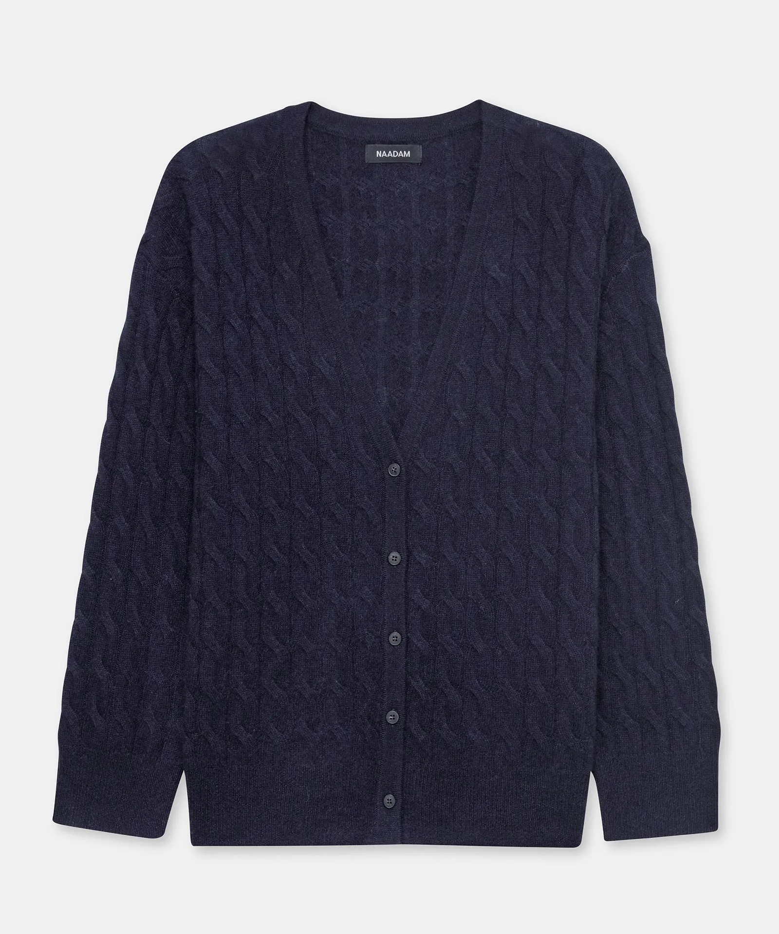 Lightweight Cashmere Cable Oversized Cardigan sold by Naadam