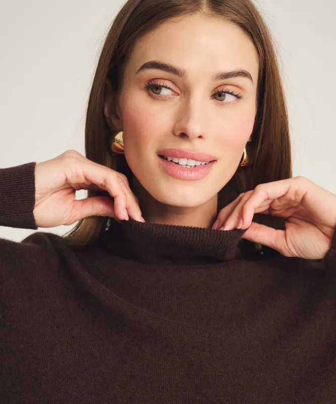Signature Cashmere Boxy Turtleneck Sweater sold by Naadam