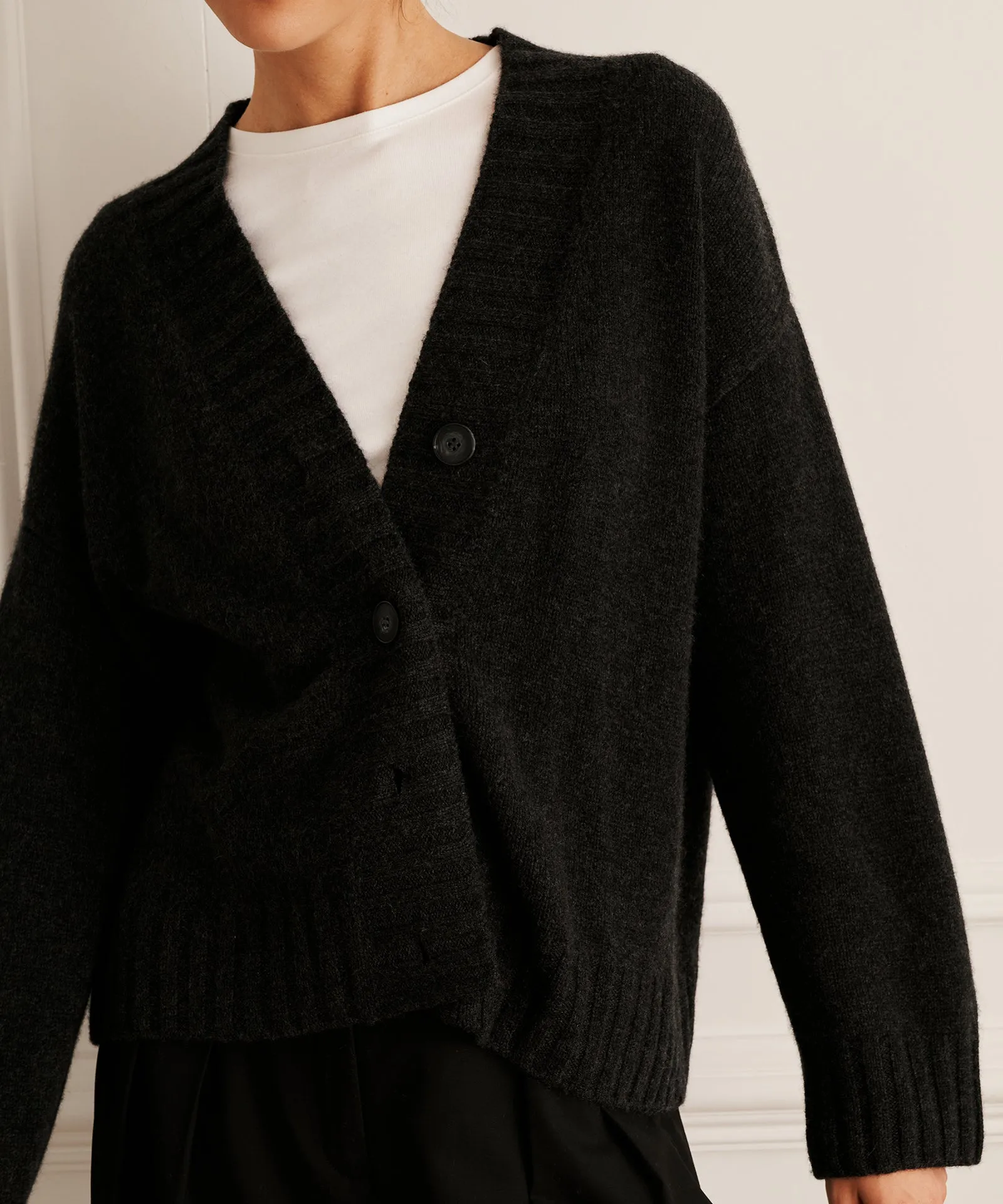 Super Luxe Cashmere Oversized Cardigan sold by NAADAM product image thumbnail 3