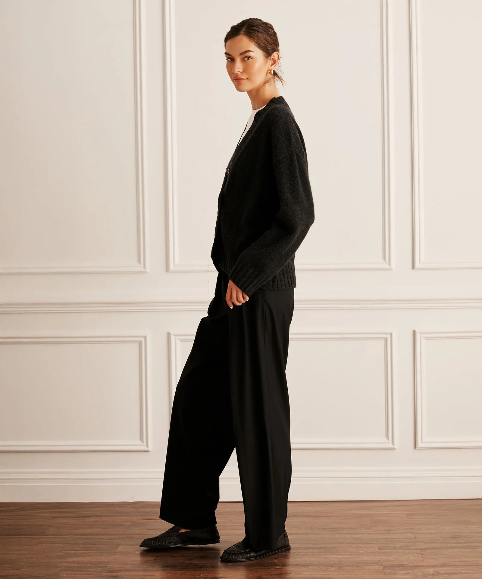 Super Luxe Cashmere Oversized Cardigan sold by NAADAM product image thumbnail 5