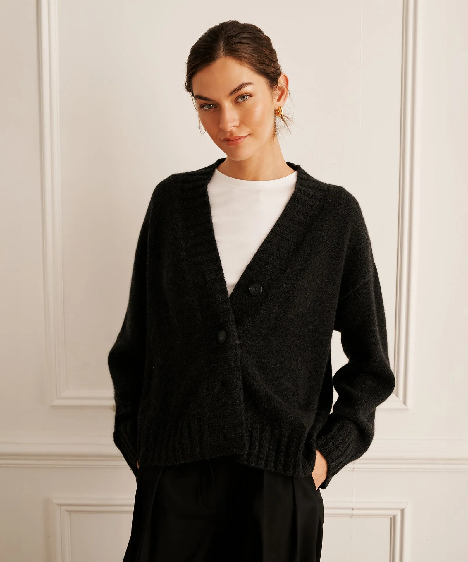 Super Luxe Cashmere Oversized Cardigan sold by NAADAM product image thumbnail 2