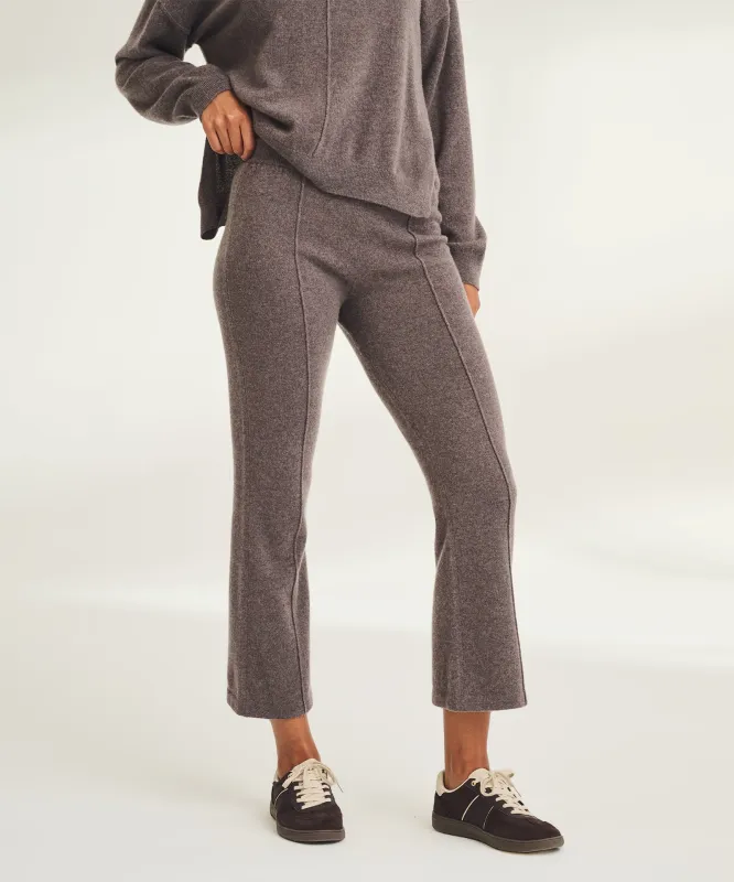 Signature Cashmere Cropped Pant with Pintucks sold by NAADAM