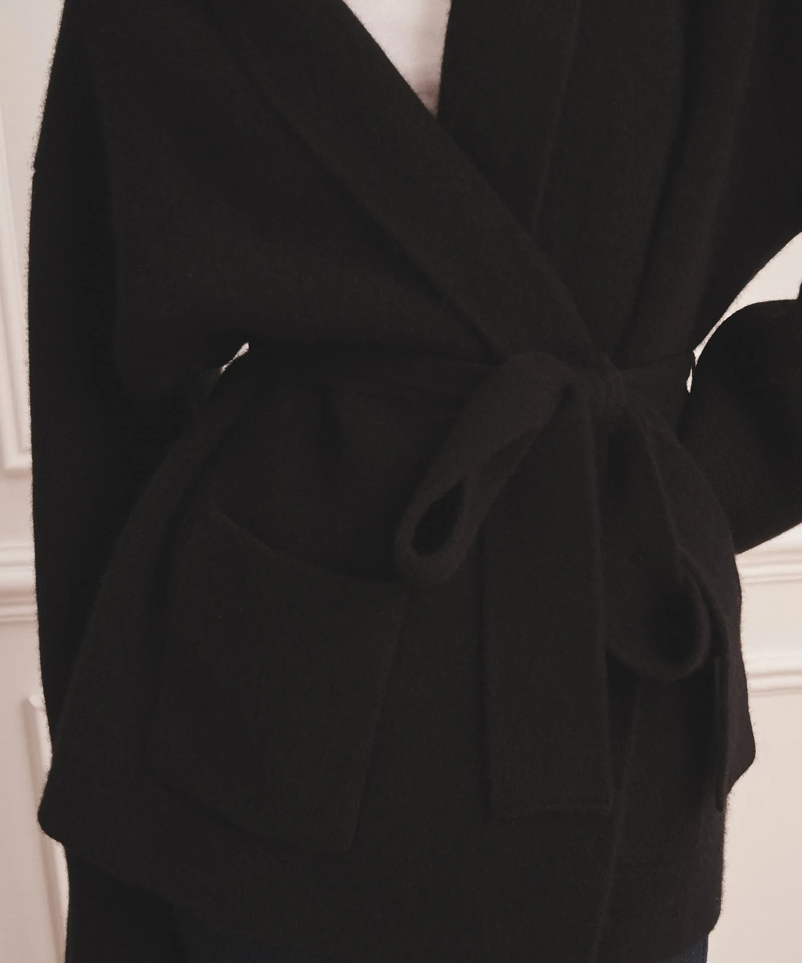 Super Luxe Cashmere Double Faced Shawl Collar Jacket sold by NAADAM product image thumbnail 3