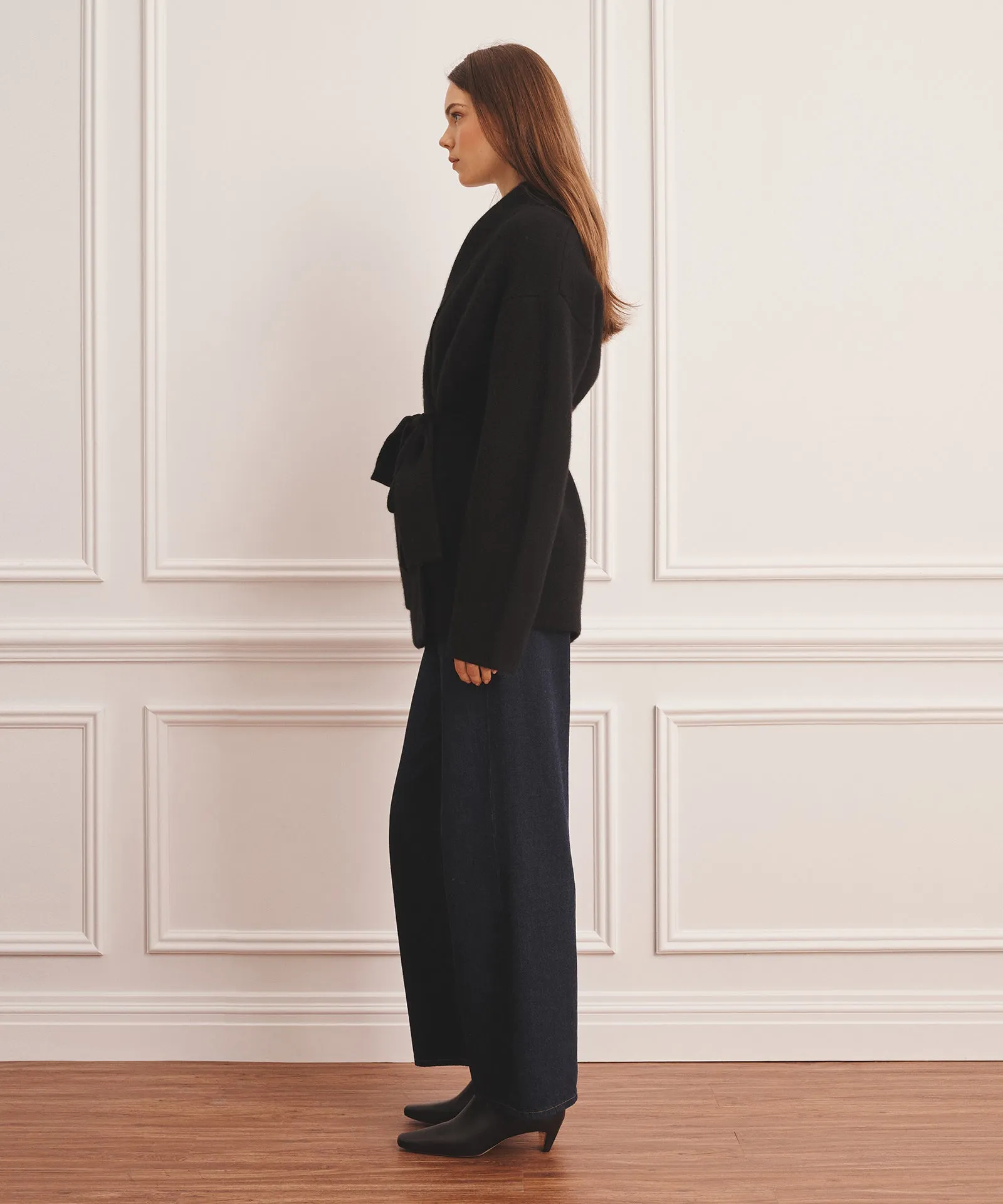 Super Luxe Cashmere Double Faced Shawl Collar Jacket sold by NAADAM product image thumbnail 5