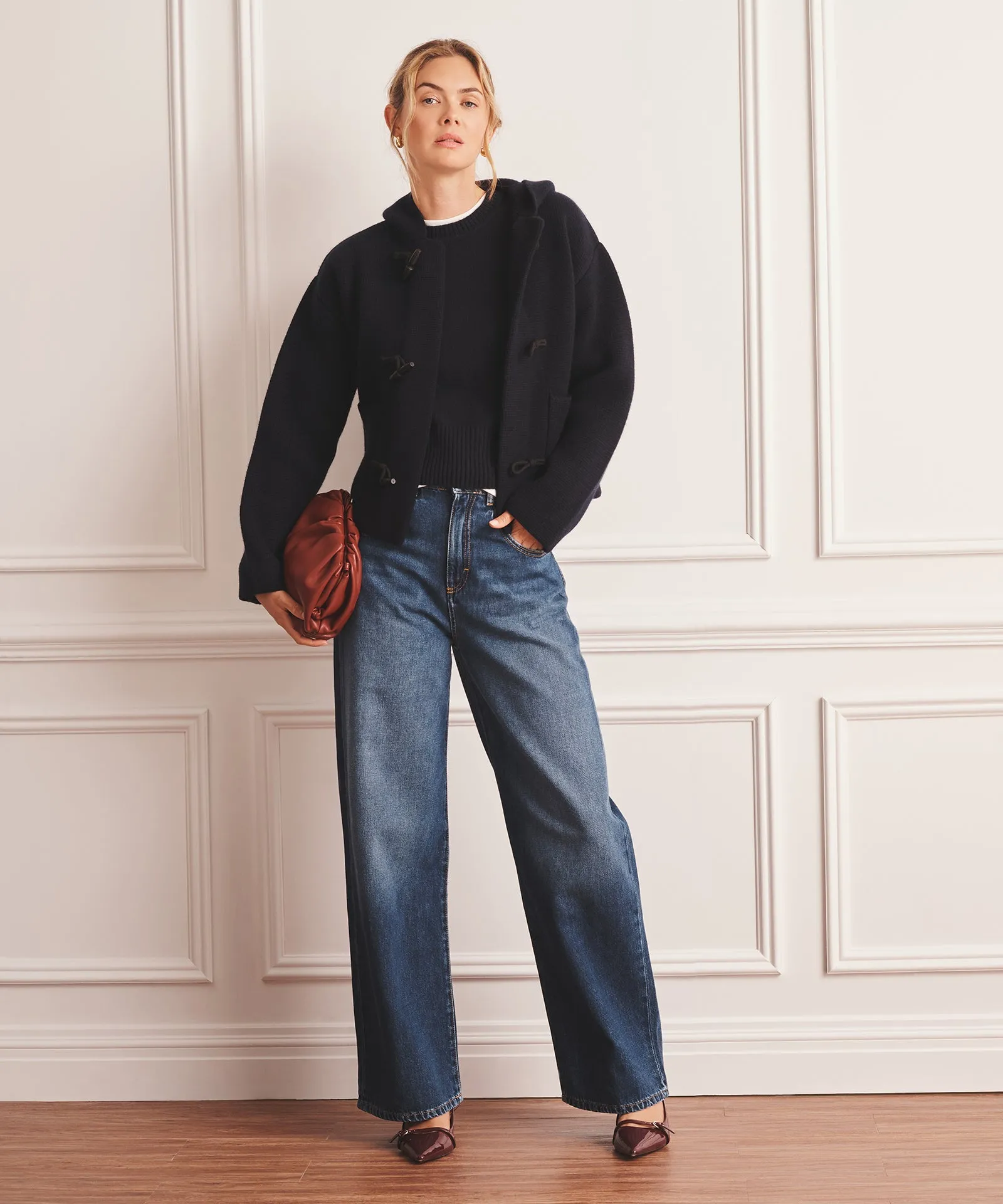 Super Luxe Cashmino Toggle Jacket sold by NAADAM product image thumbnail 3