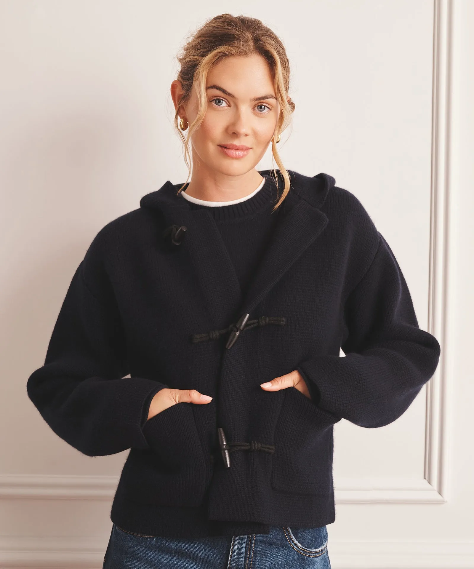 Super Luxe Cashmino Toggle Jacket sold by NAADAM product image thumbnail 2