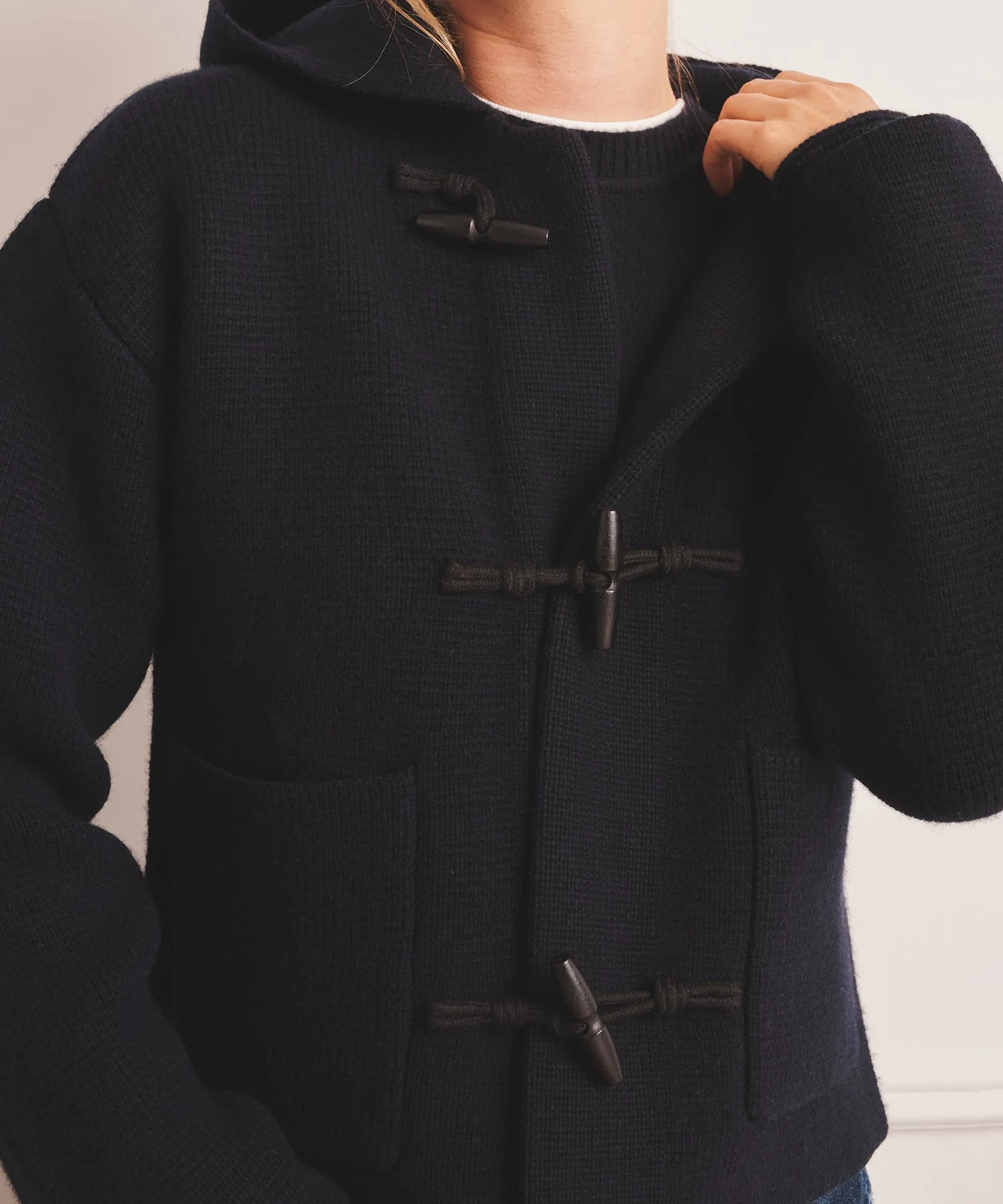 Super Luxe Cashmino Toggle Jacket sold by NAADAM product image thumbnail 5