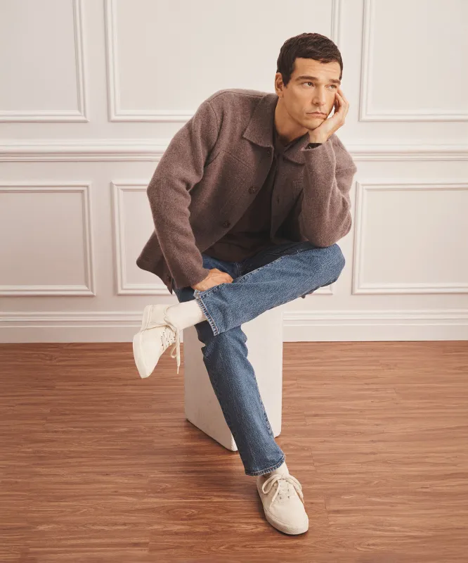 Super Luxe Cashmere Double Faced Utility Jacket sold by NAADAM