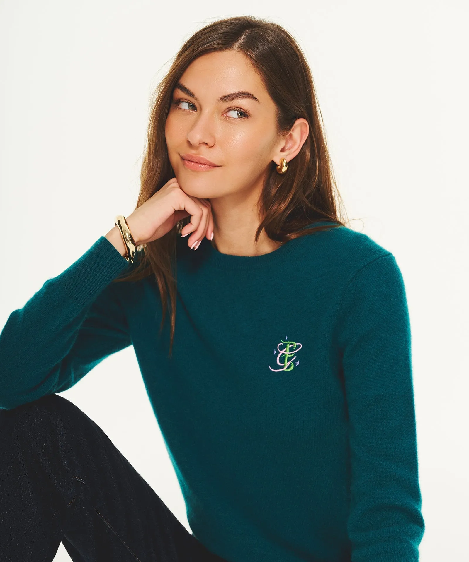 Wicked Glinda & Elphaba Cashmere Sweater sold by NAADAM product image thumbnail 4