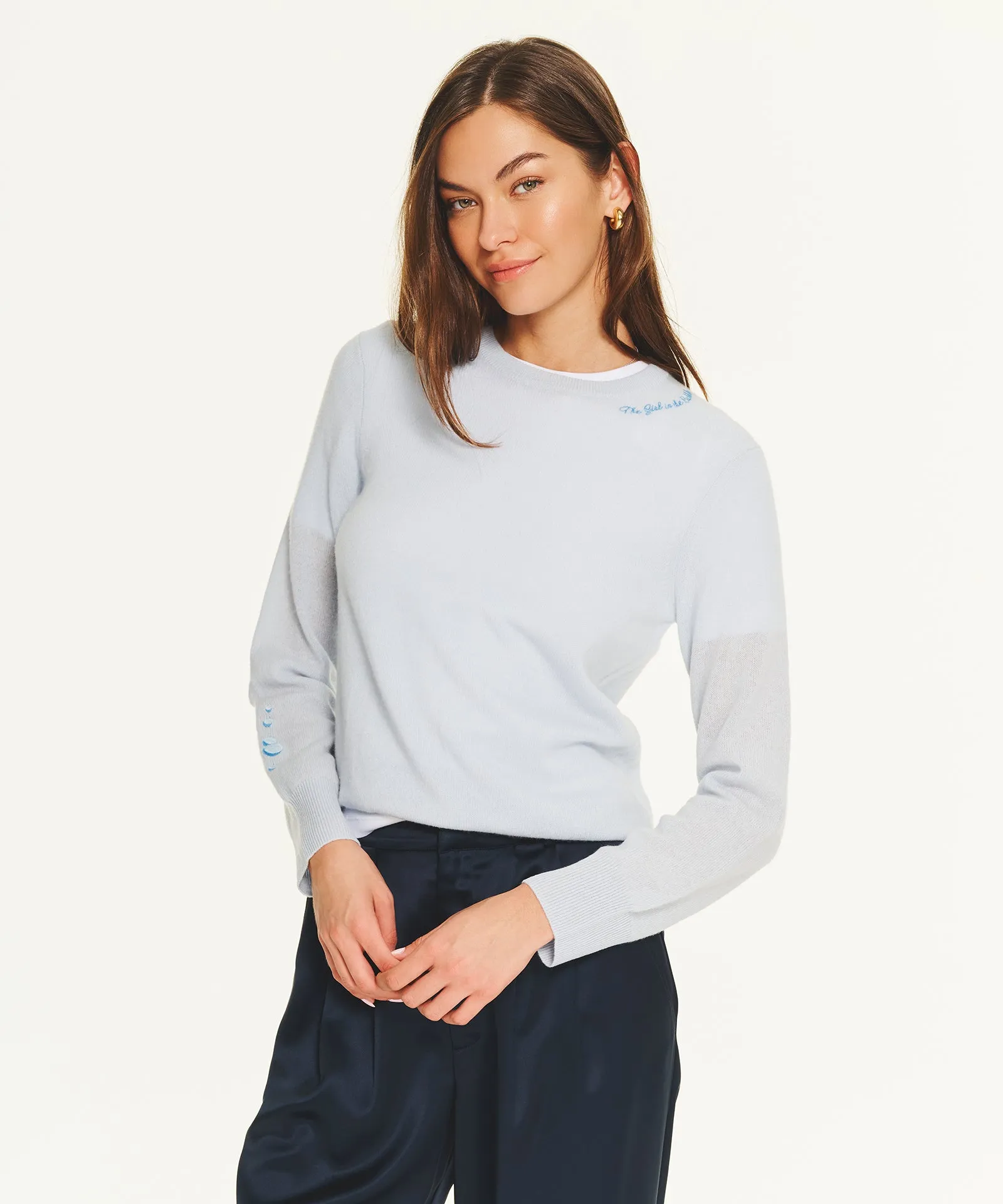 Wicked The Girl in Bubble Cashmere Sweater sold by NAADAM product image thumbnail 3