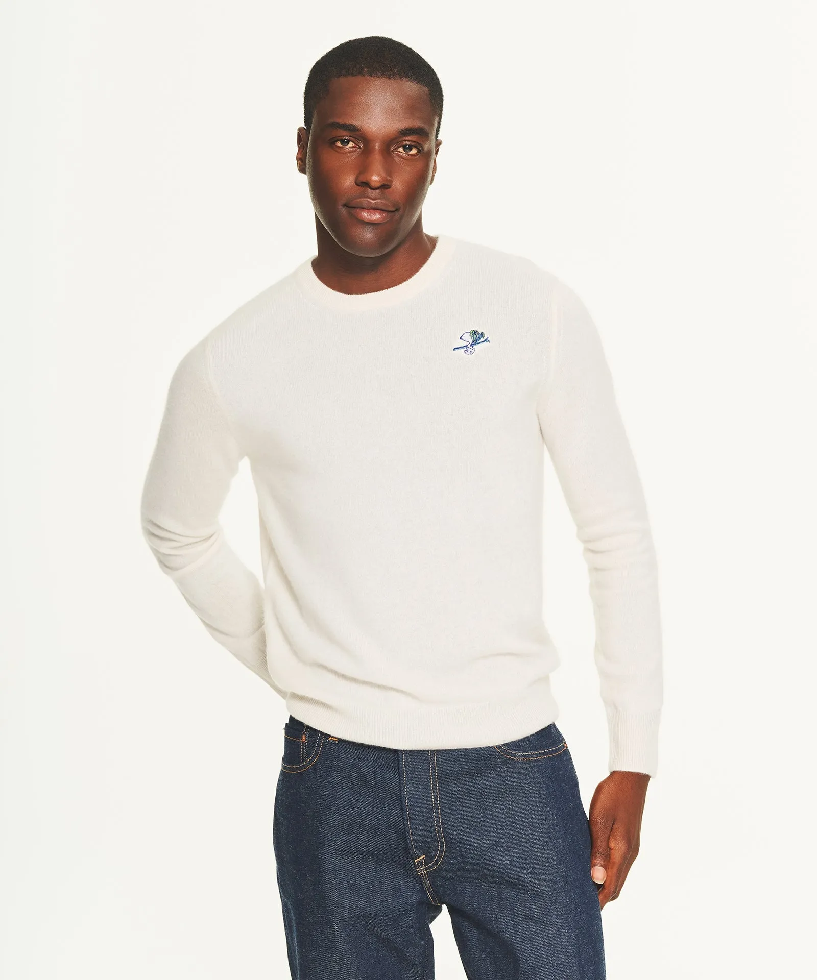 Men's Ski Snoopy Cashmere Sweater sold by NAADAM product image thumbnail 2