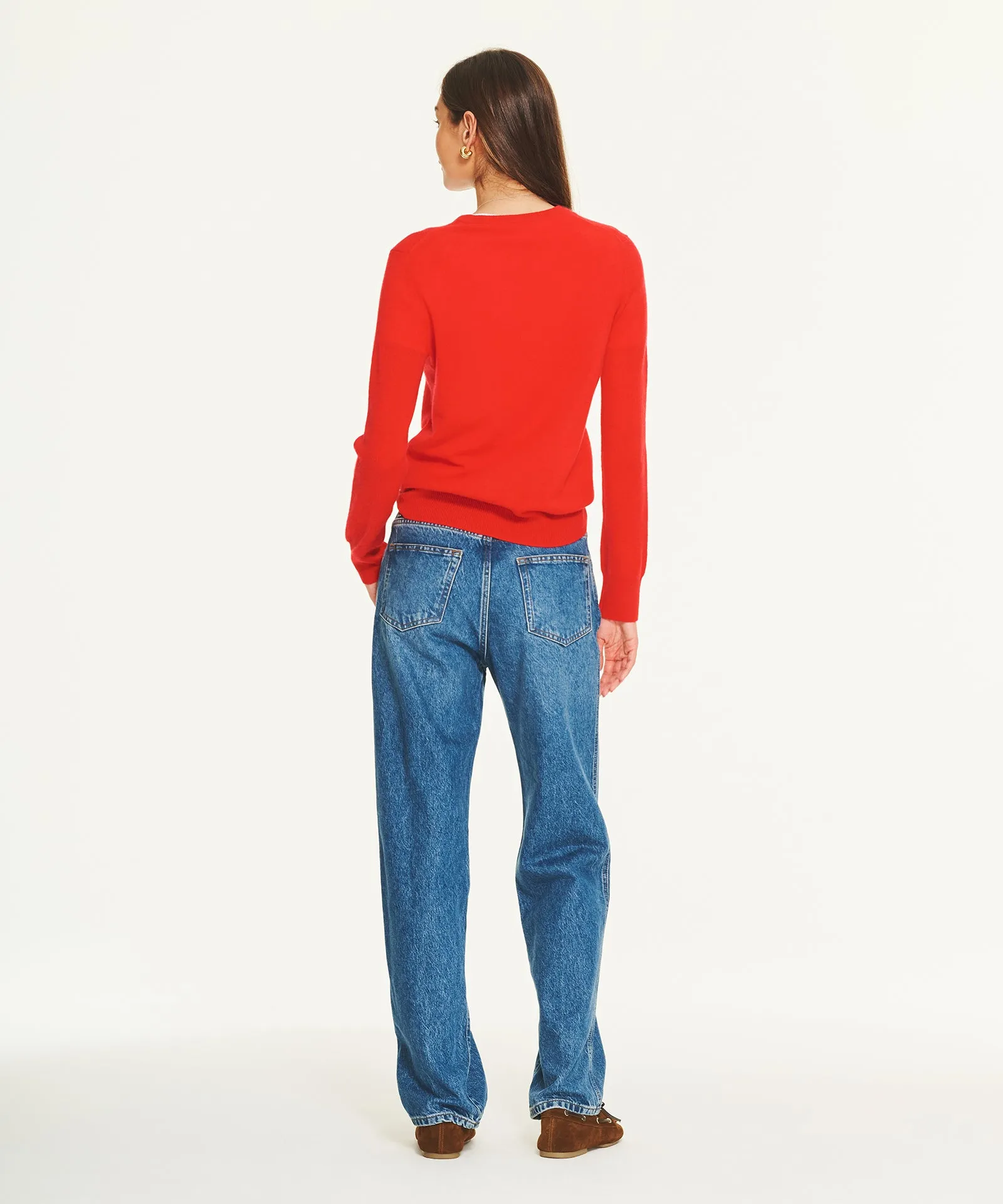 Women's Dr. Seuss Cozy Grinch Cashmere Holiday Sweater sold by NAADAM product image thumbnail 5