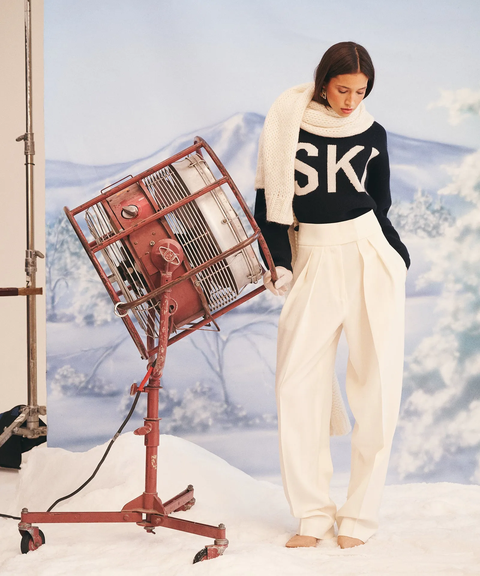 Super Luxe Cashmere Ski Crewneck Sweater sold by NAADAM product image thumbnail 4