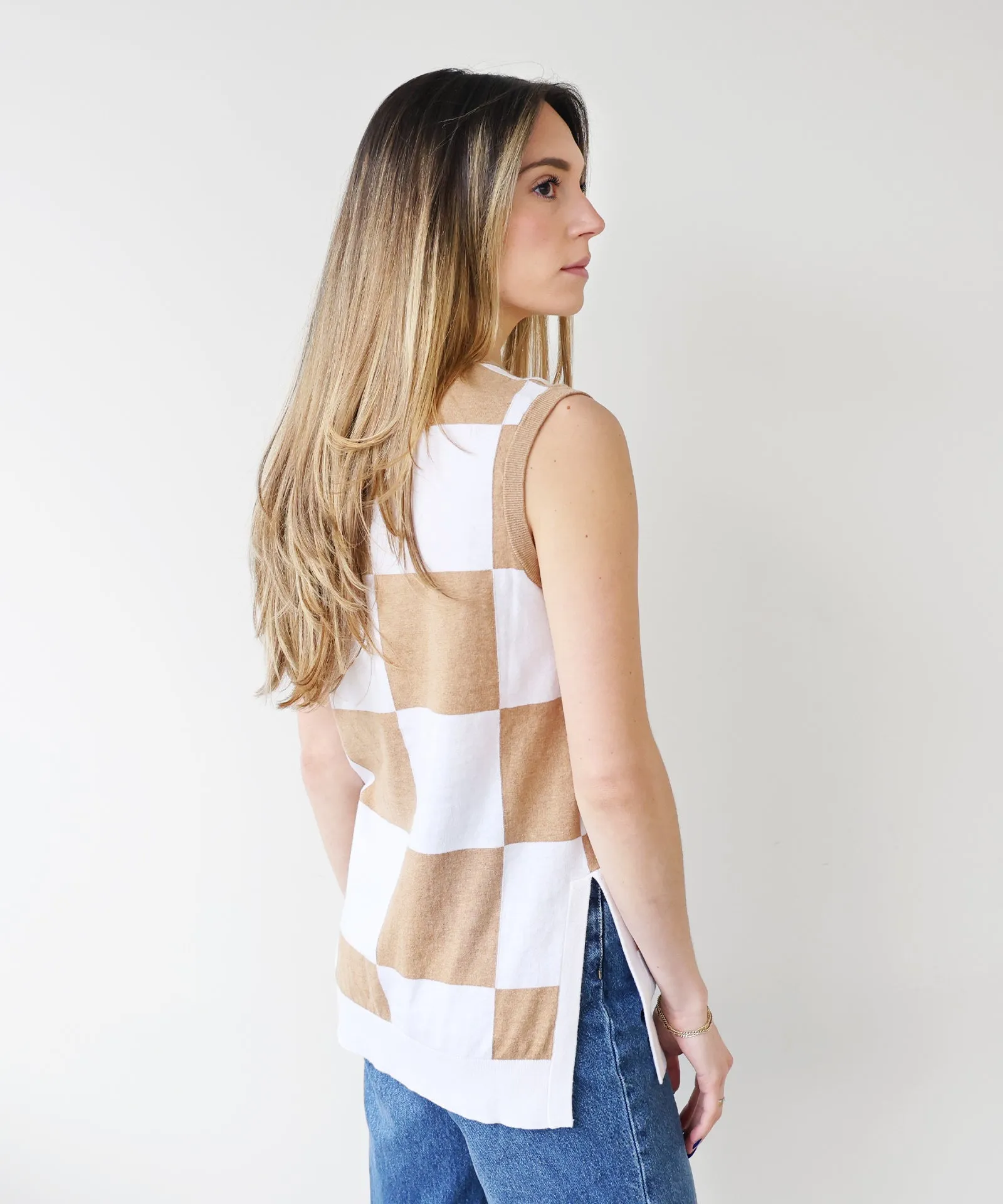 Cotton Cashmere Sleeveless Cardigan sold by Naadam product image thumbnail 5