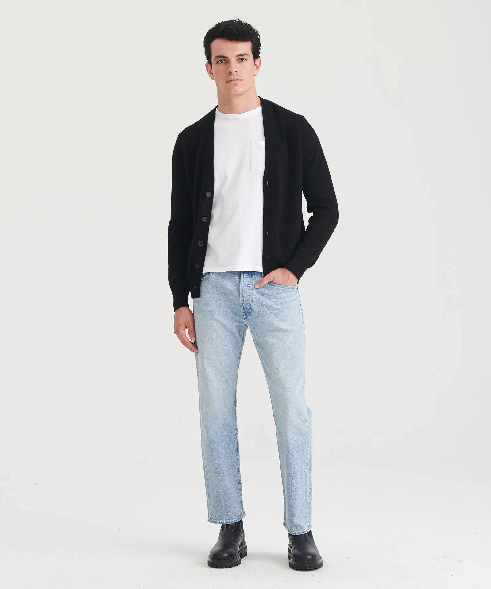 Signature Cashmere Classic Cardigan sold by NAADAM product image thumbnail 5