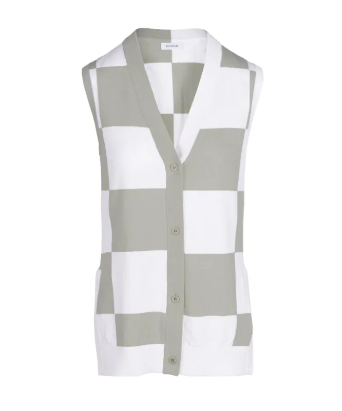 Cotton Cashmere Sleeveless Cardigan sold by Naadam