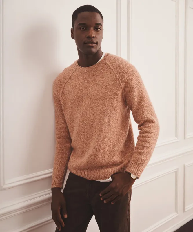 Super Luxe Cashmere Donegal Crewneck Sweater sold by NAADAM