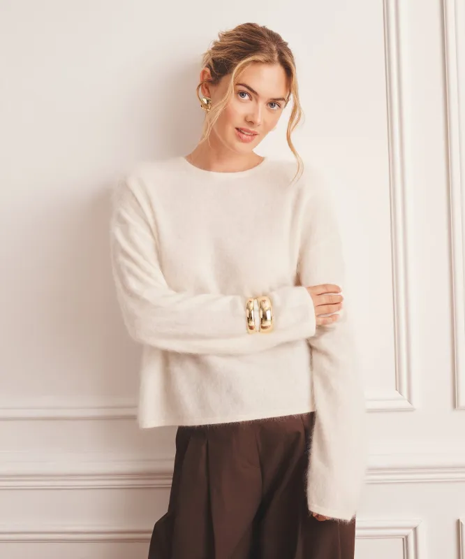 Brushed Luxe Cashmere Crewneck Sweater sold by NAADAM