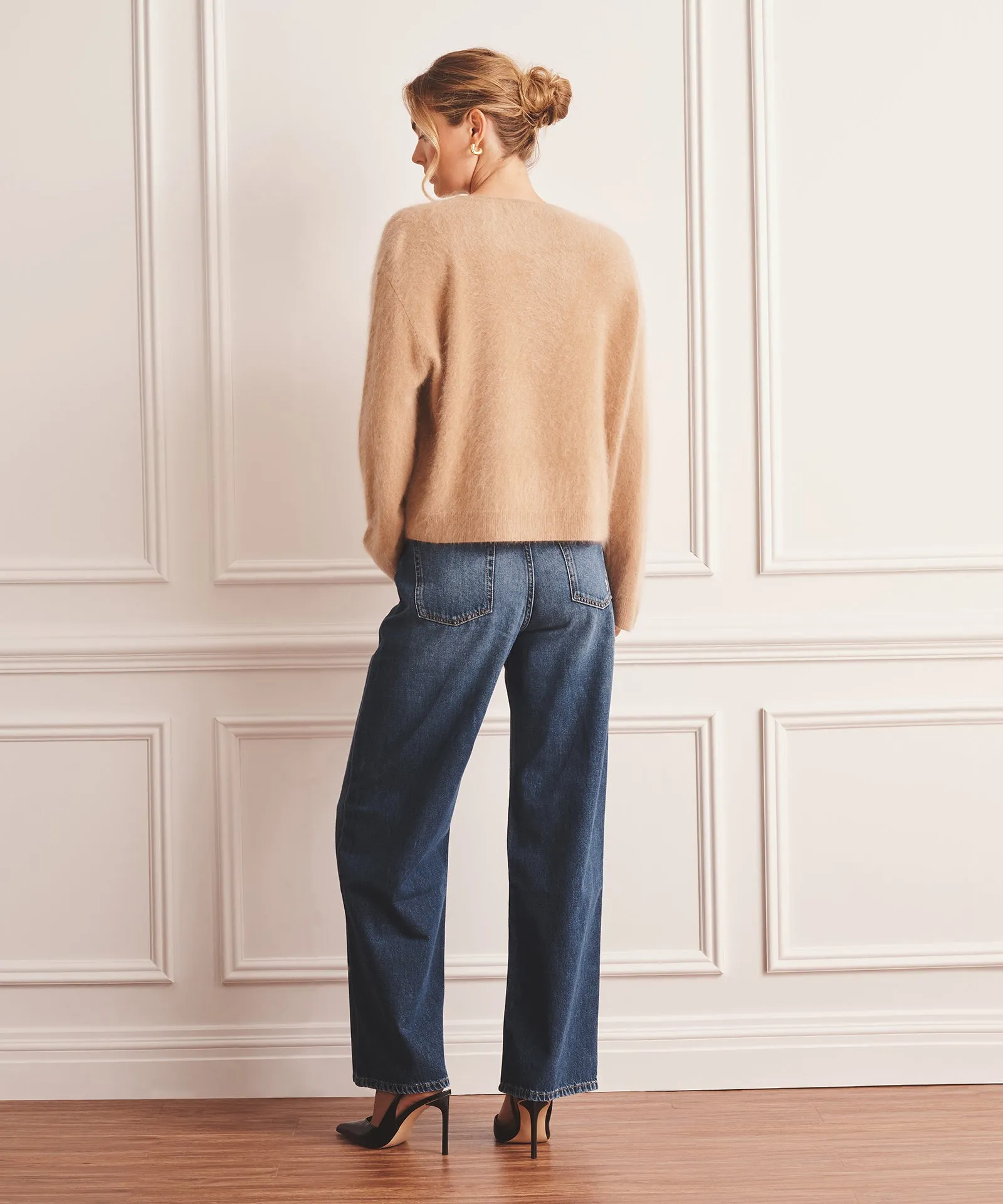 Brushed Luxe Cashmere Cardigan sold by NAADAM product image thumbnail 5