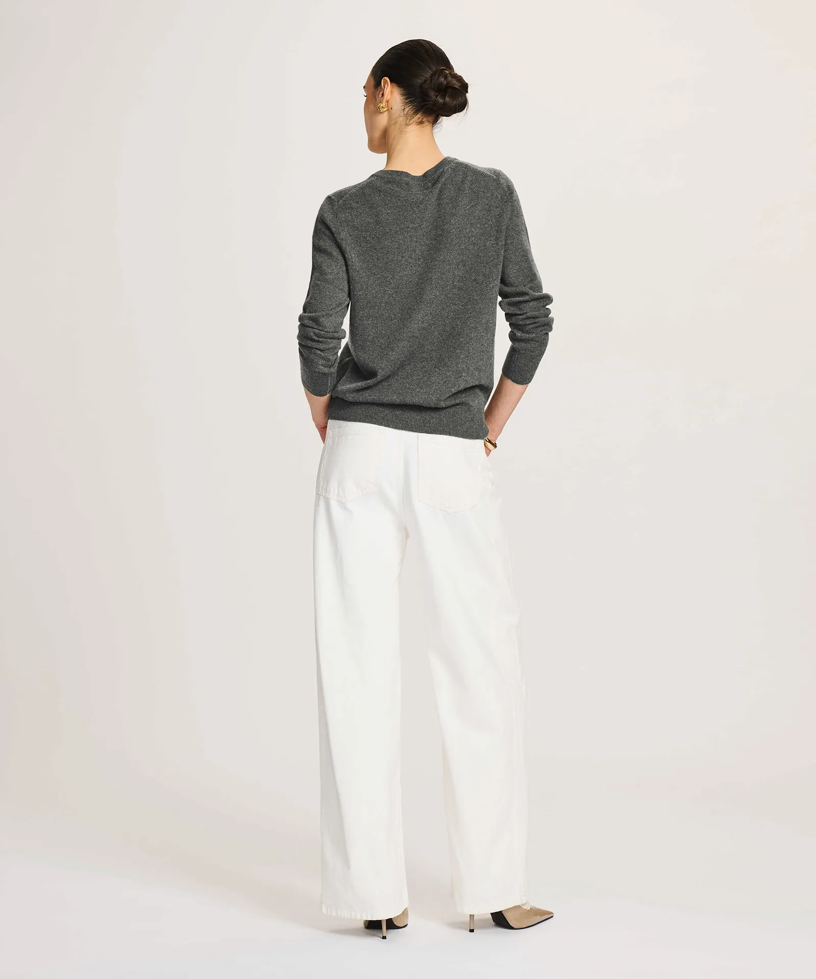 Women's Candy Hearts Cashmere Sweater sold by NAADAM product image thumbnail 4