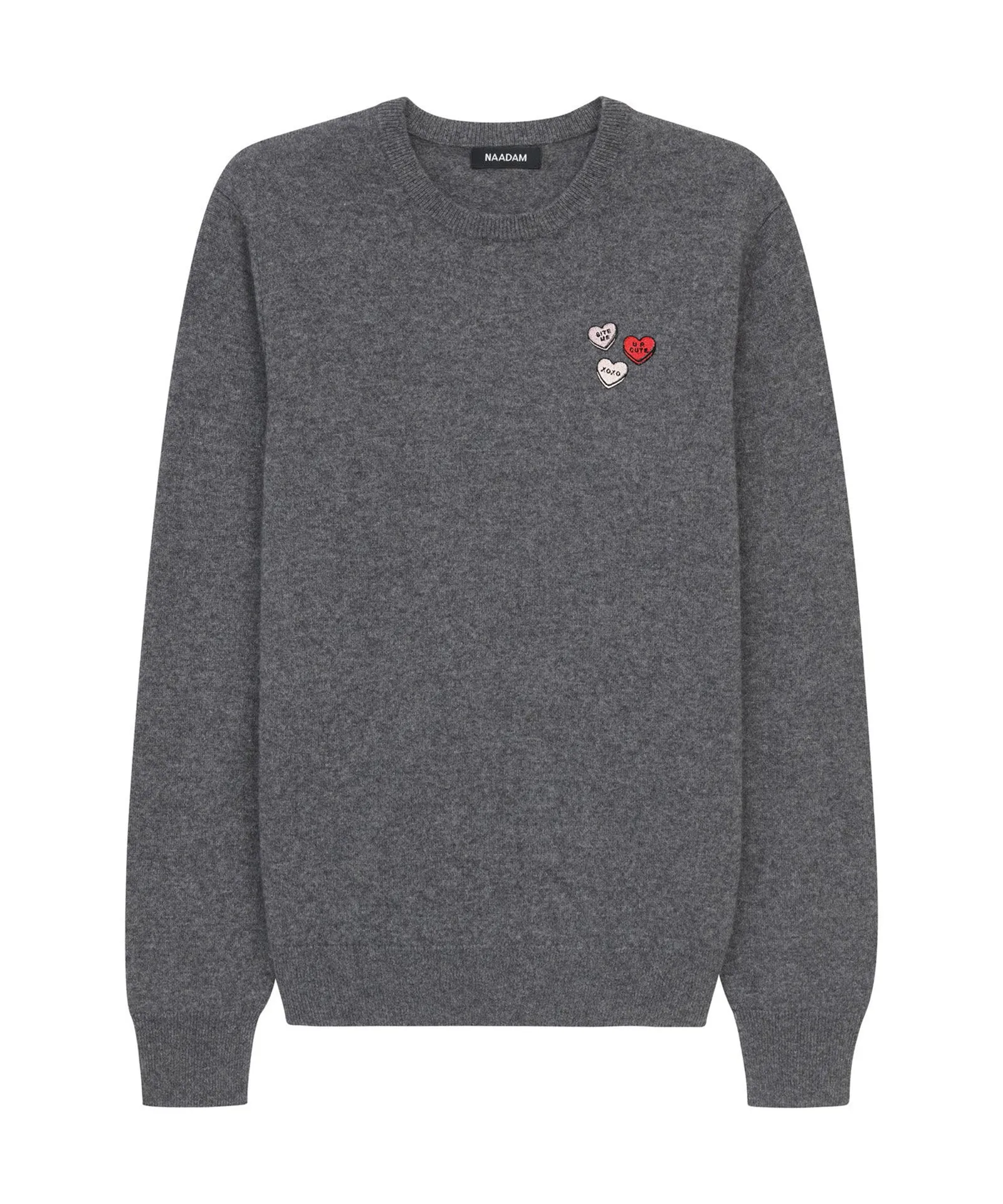 Women's Candy Hearts Cashmere Sweater sold by NAADAM product image thumbnail 5