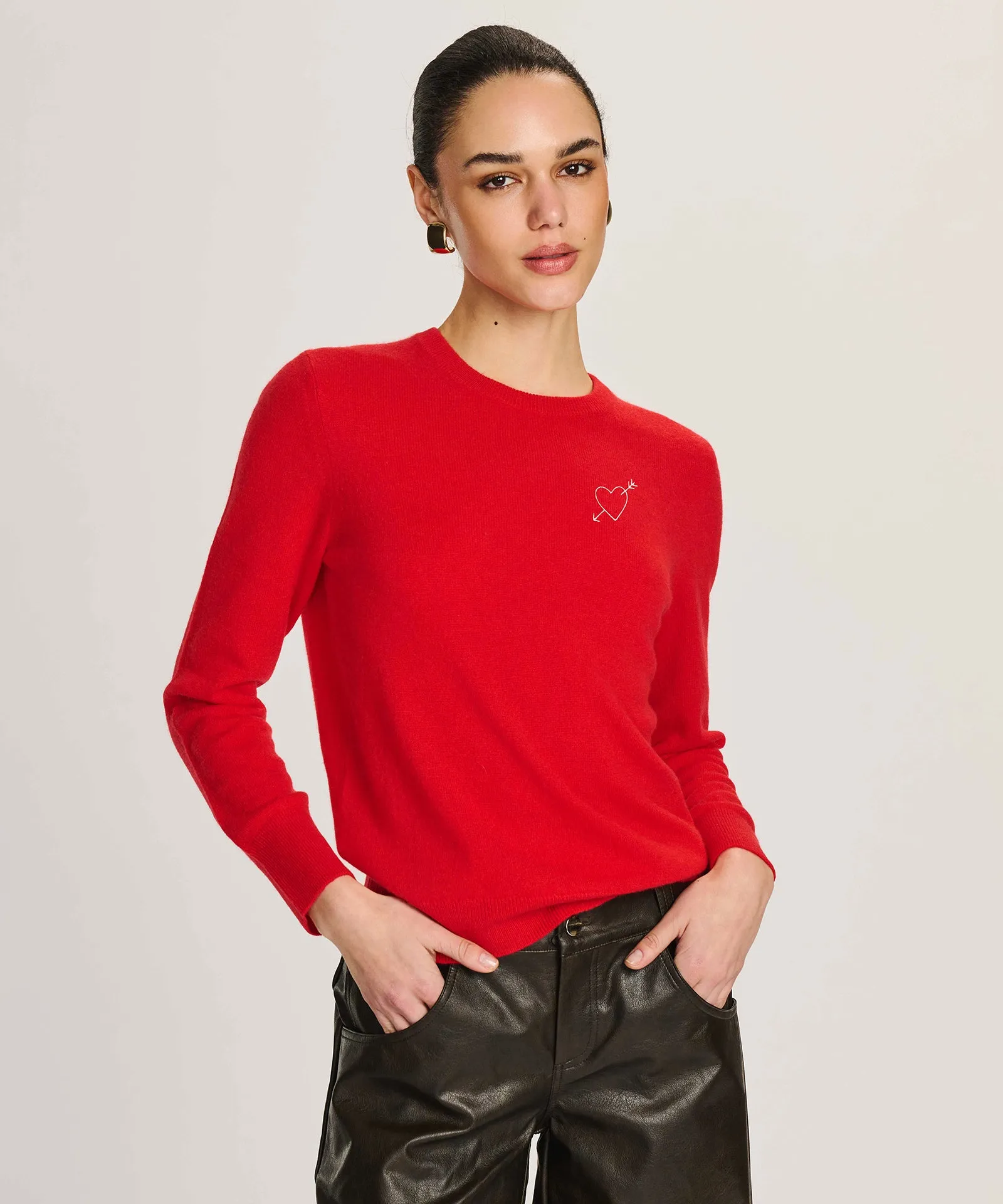 Women's Love Struck Cashmere Sweater sold by NAADAM product image thumbnail 2