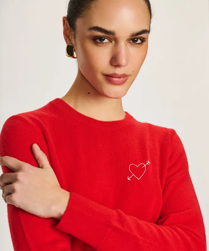 Women's Love Struck Cashmere Sweater sold by NAADAM