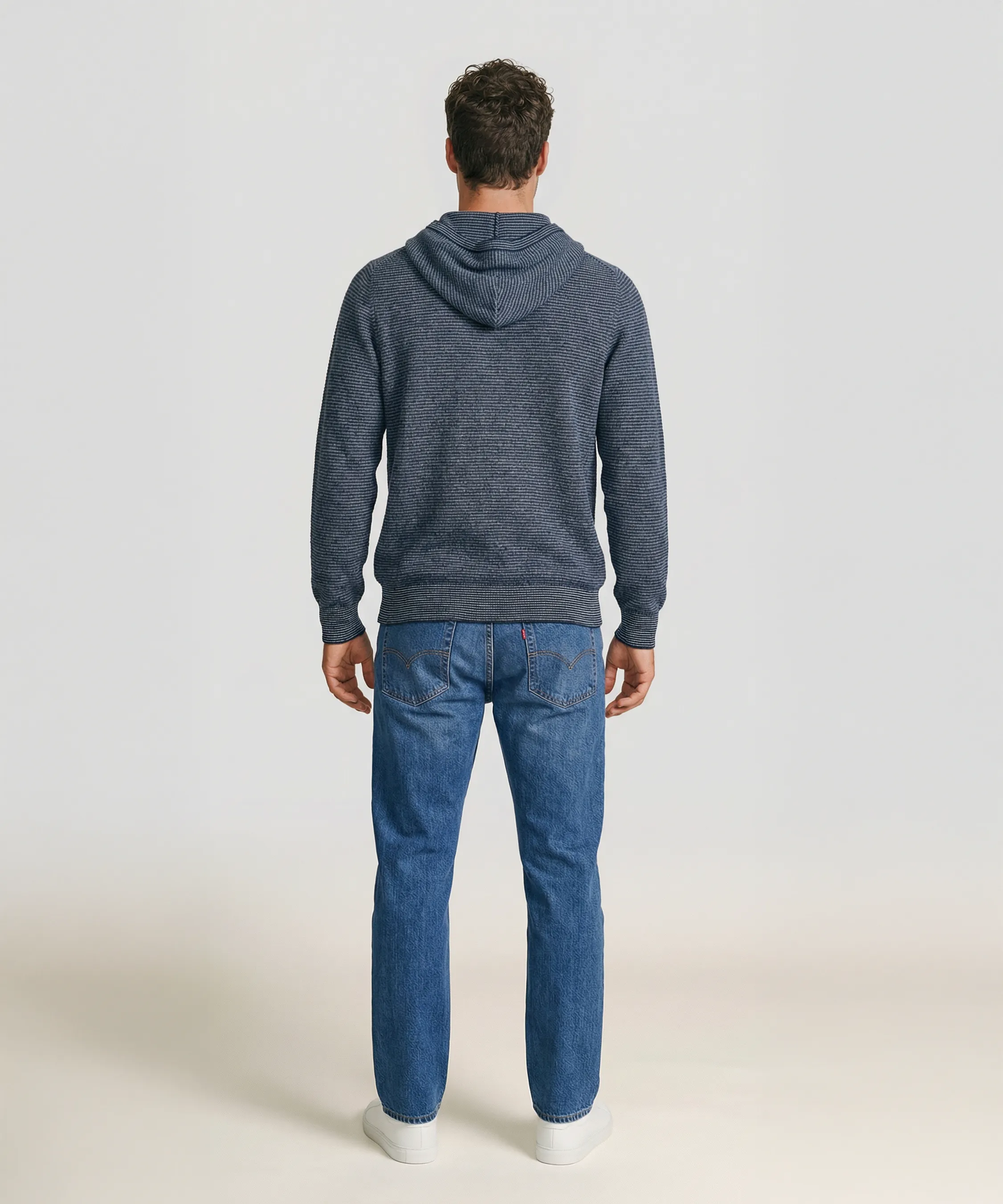 Cashmere Striped Hoodie sold by NAADAM product image thumbnail 3